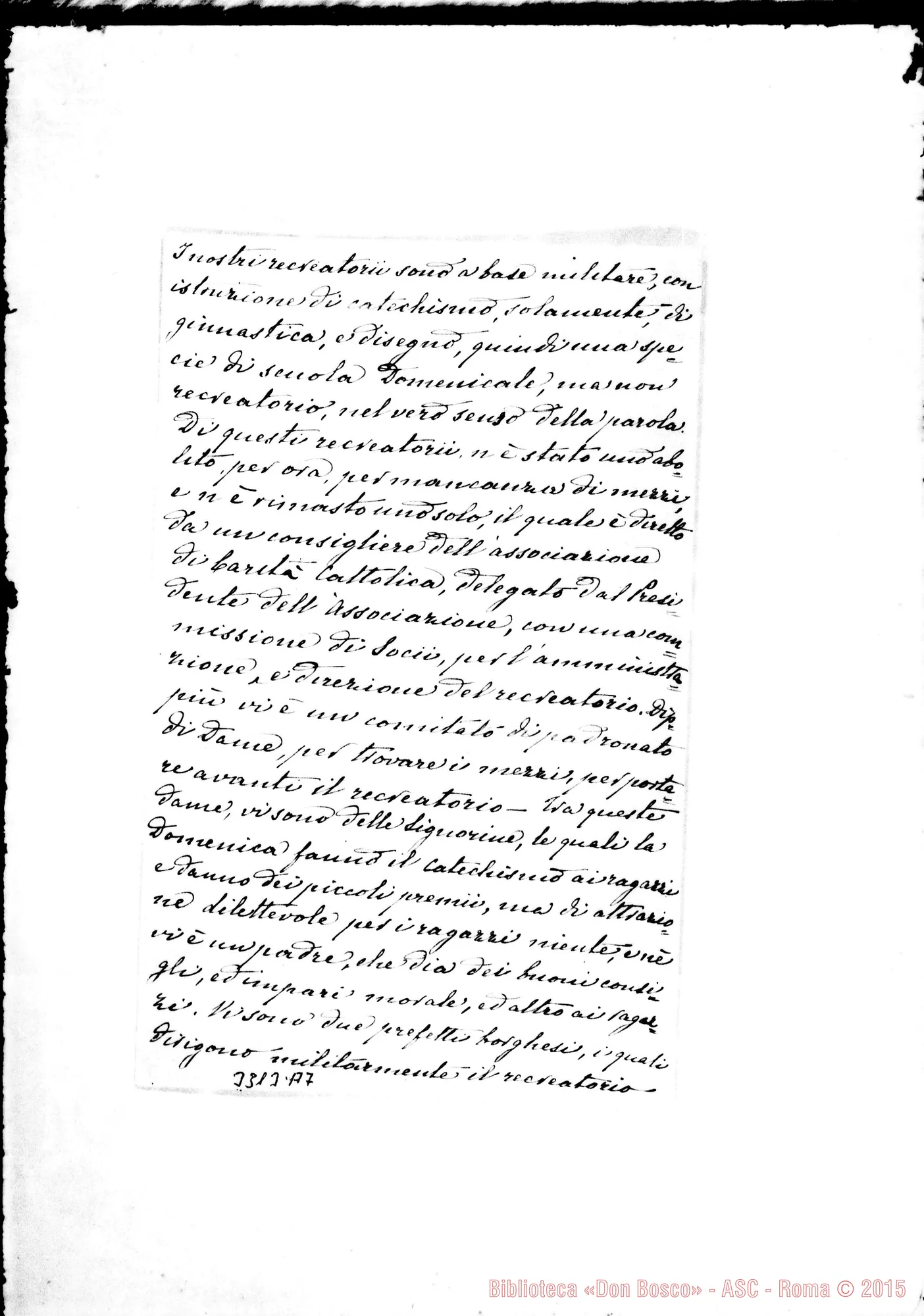 Fotogramma A 7 — Principe di Durazzano-Rev.do Padre. Napoli, 23-05-1901