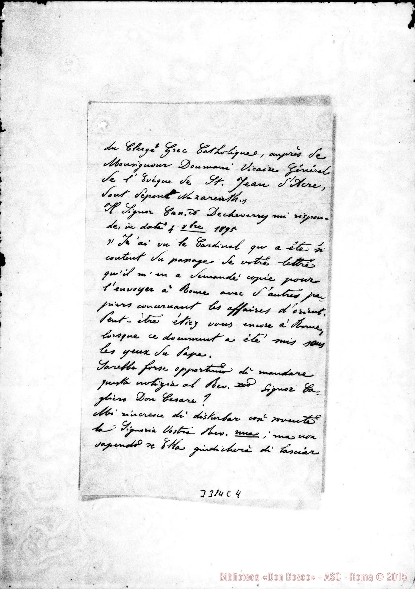 Fotogramma C 4 — Don Neple-Don Rua. Patronage S. Pierre, 8-10-1895 Copia