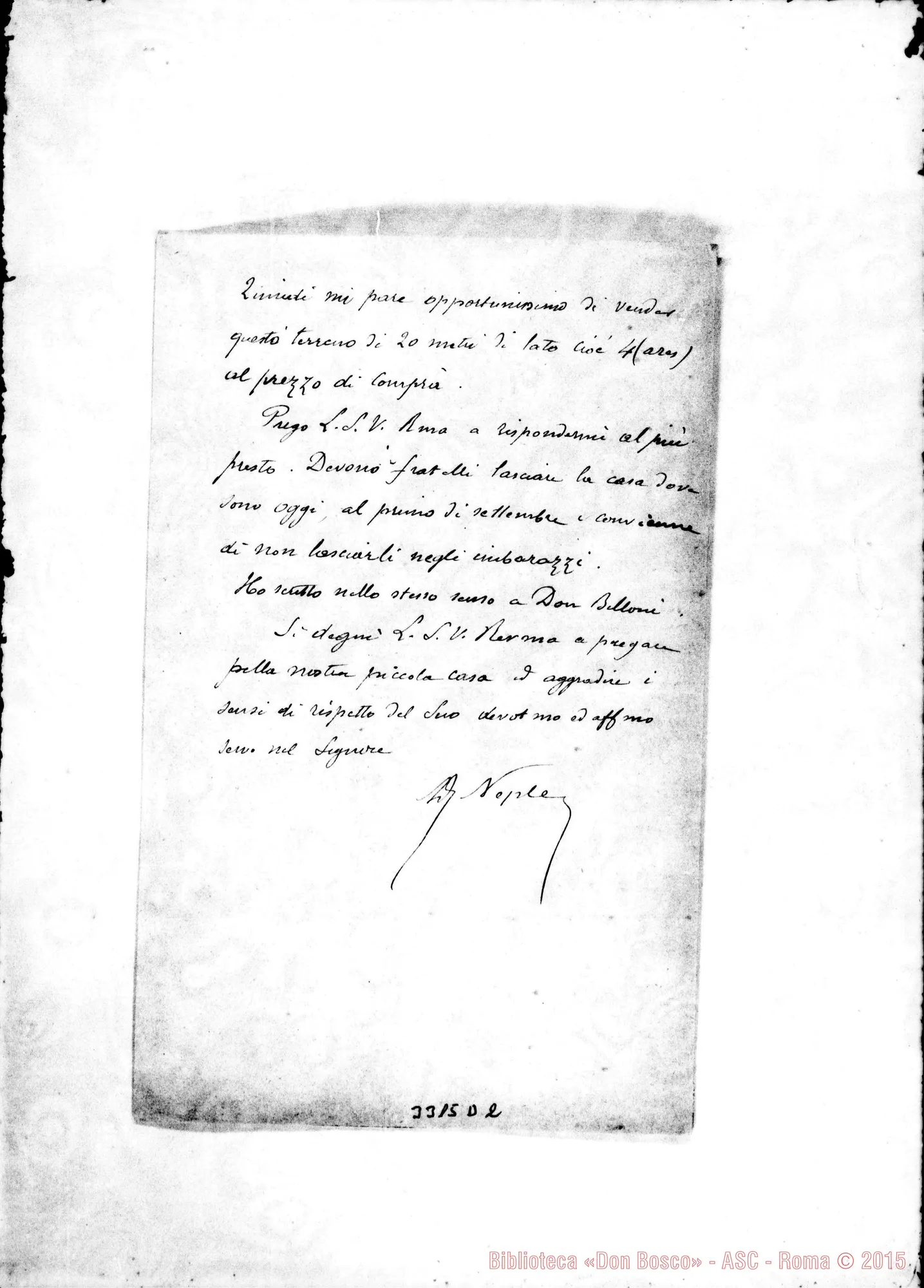 Fotogramma D 2 — Don Neple-Ispettore. Nazareth, 9-07-1897
