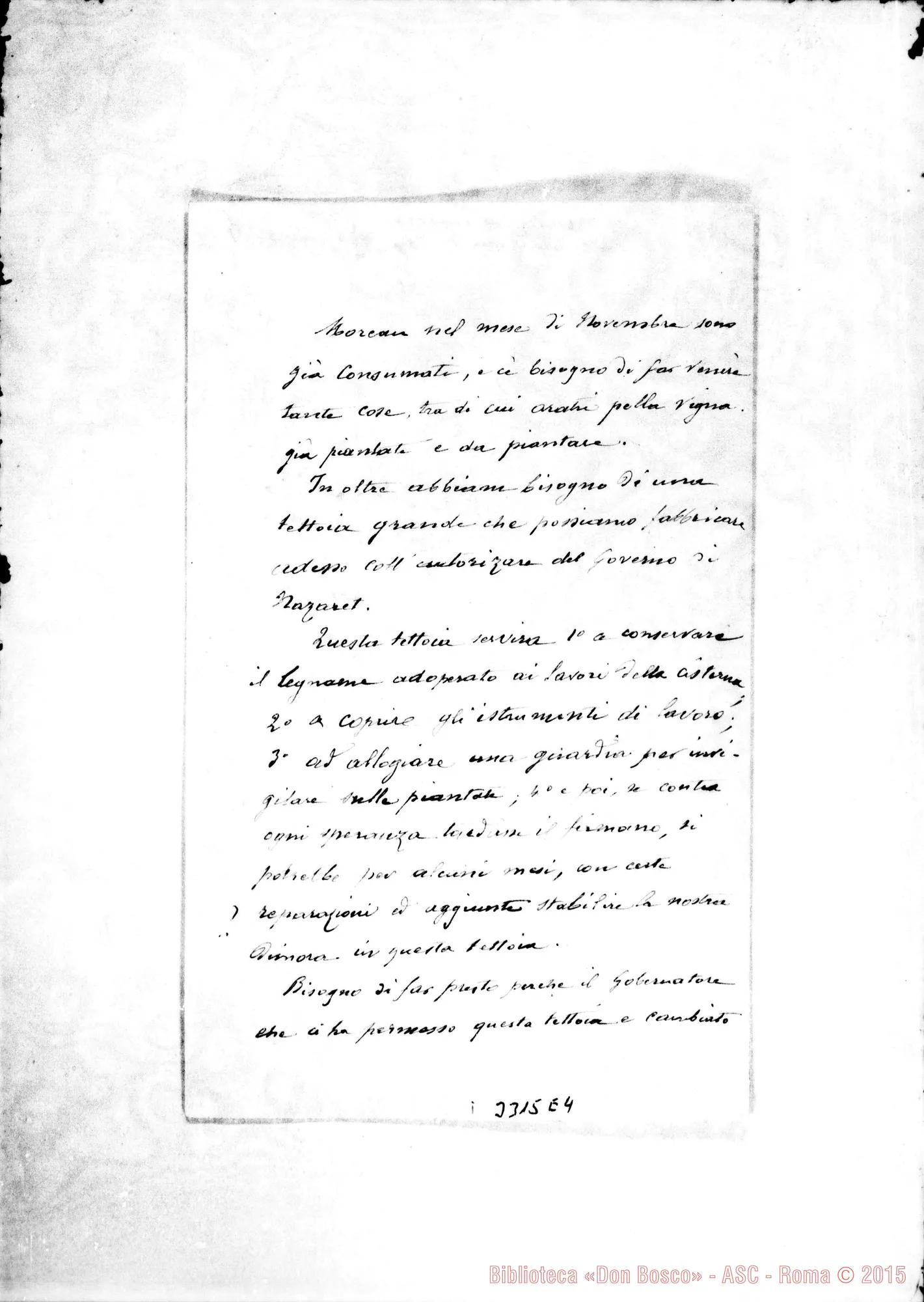 Fotogramma E 4 — Don Neple-Don Rua. Nazareth, 25-01-1898 Auîogr. Rua