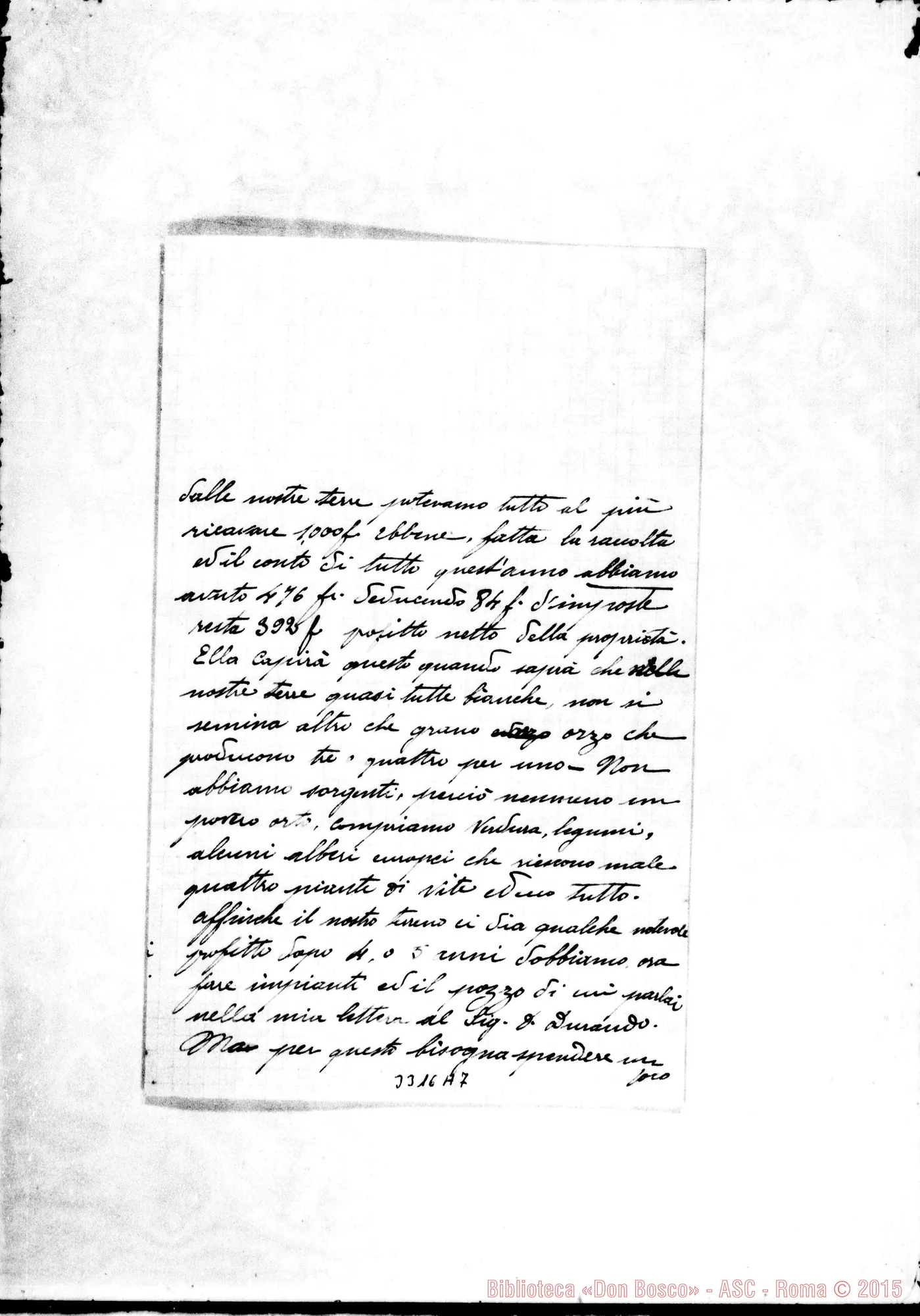 Fotogramma A 7 — Don Atanasio Prun-Rev.mo Padre. Nazareth, 7-11-1898