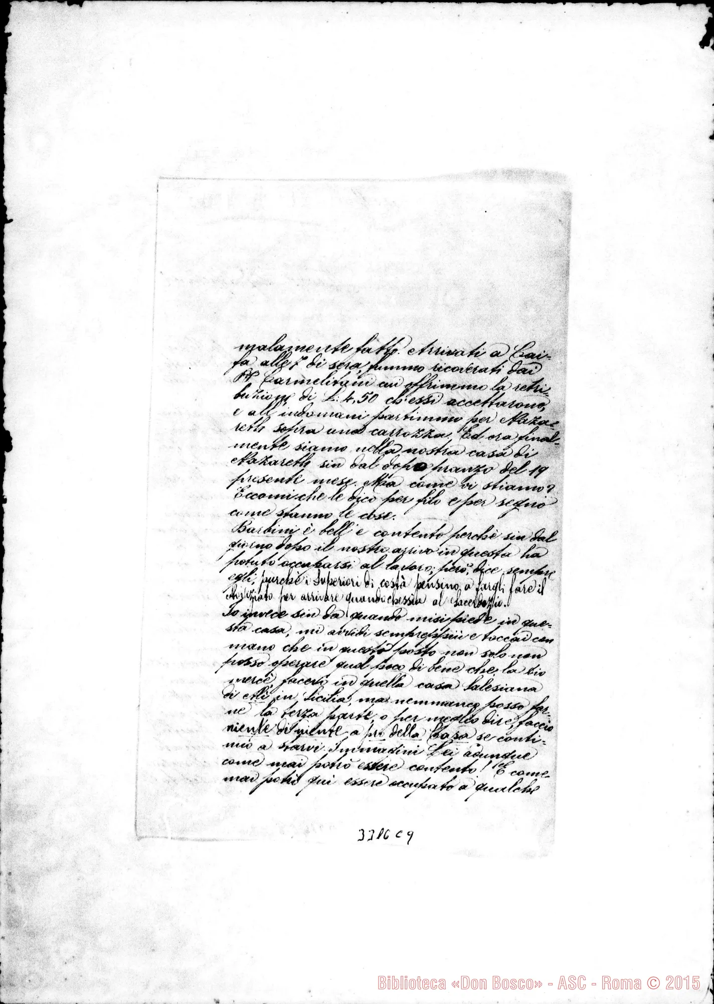 Fotogramma C 9 — Don Siligato Antonino-Ispettore. Nazareth, 21-02-1900
