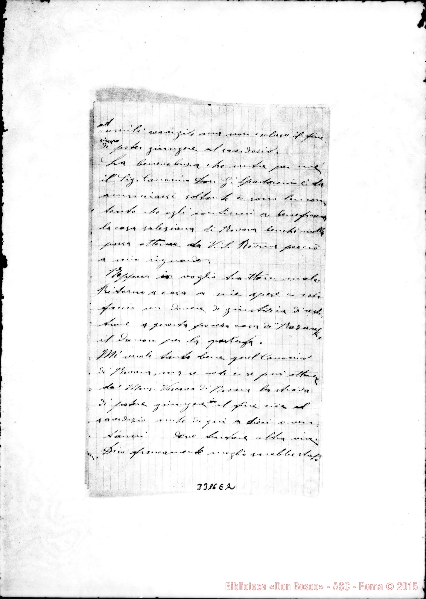 Fotogramma E 2 — Barbini Carlo-Rev.mo Sig. Nazareth, 26-03-1900