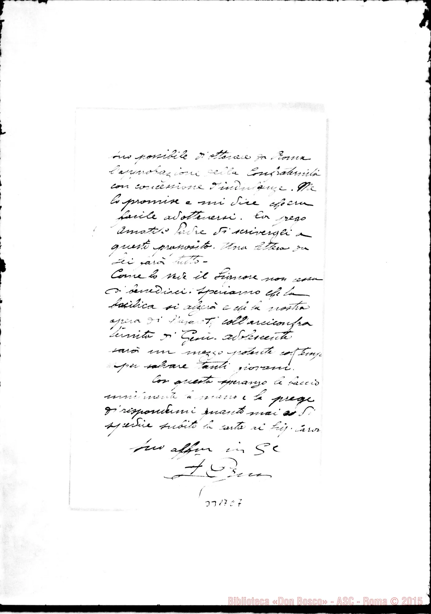Fotogramma C 7 — Don Atanasio Prun-Rev.mo Padre. Nazareth, 26-06-1906