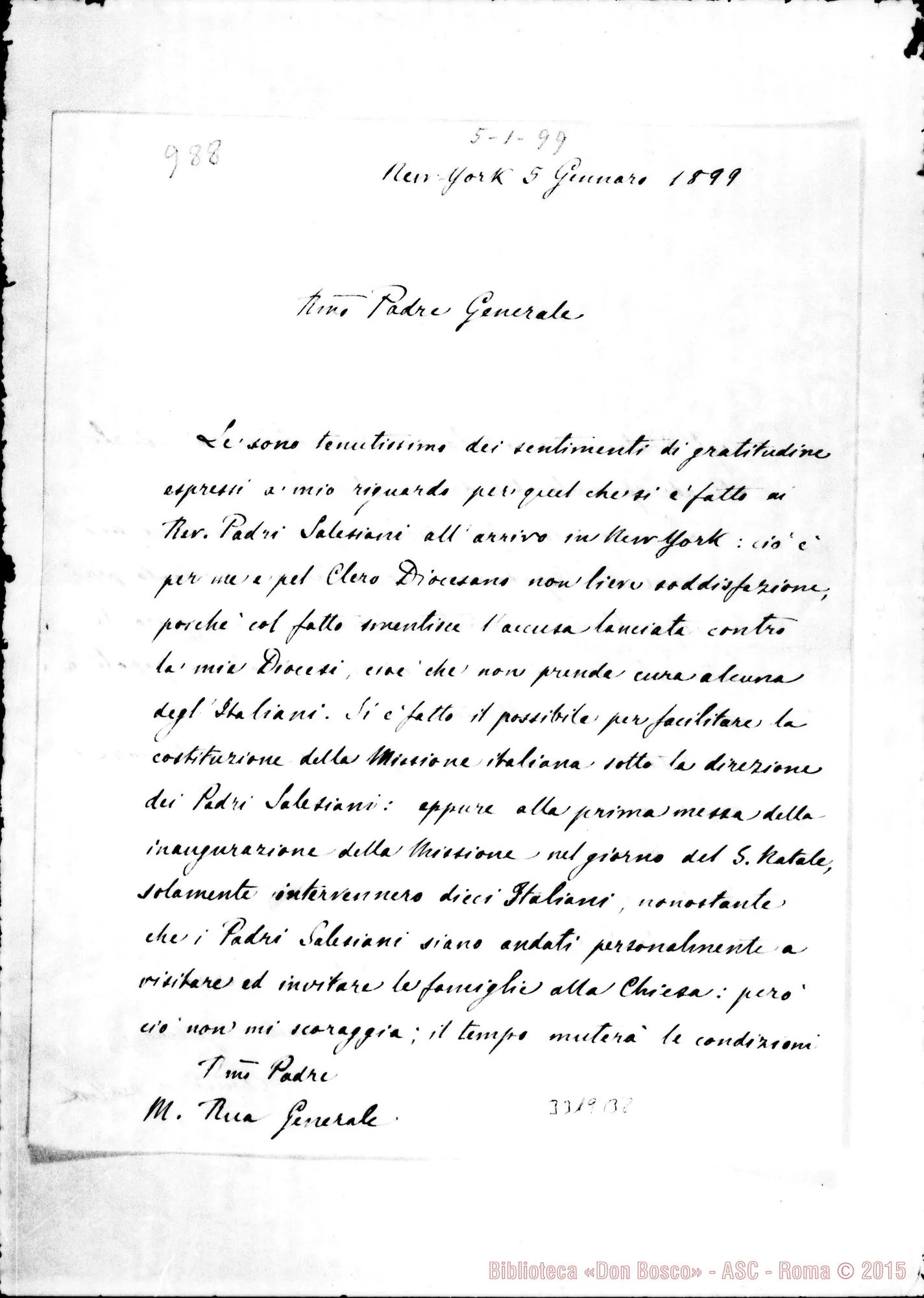Fotogramma B 8 — Mons. Corrigan, arciv.-Don Rua. New York, 5-01-1899