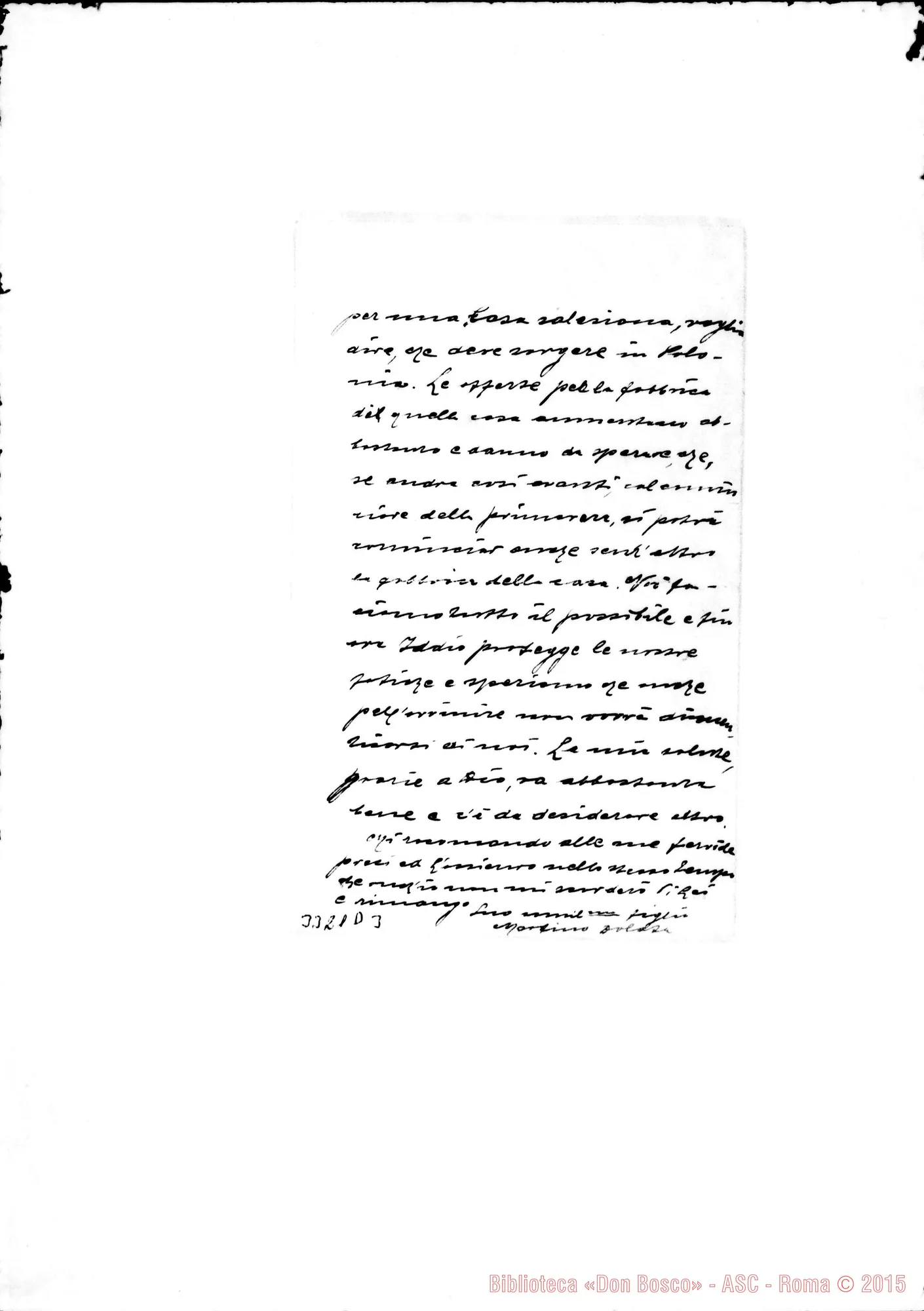 Fotogramma D 3 — Ch. Martino Dolata-Amatissimo Padre. Oswiecim, 29-12-1898