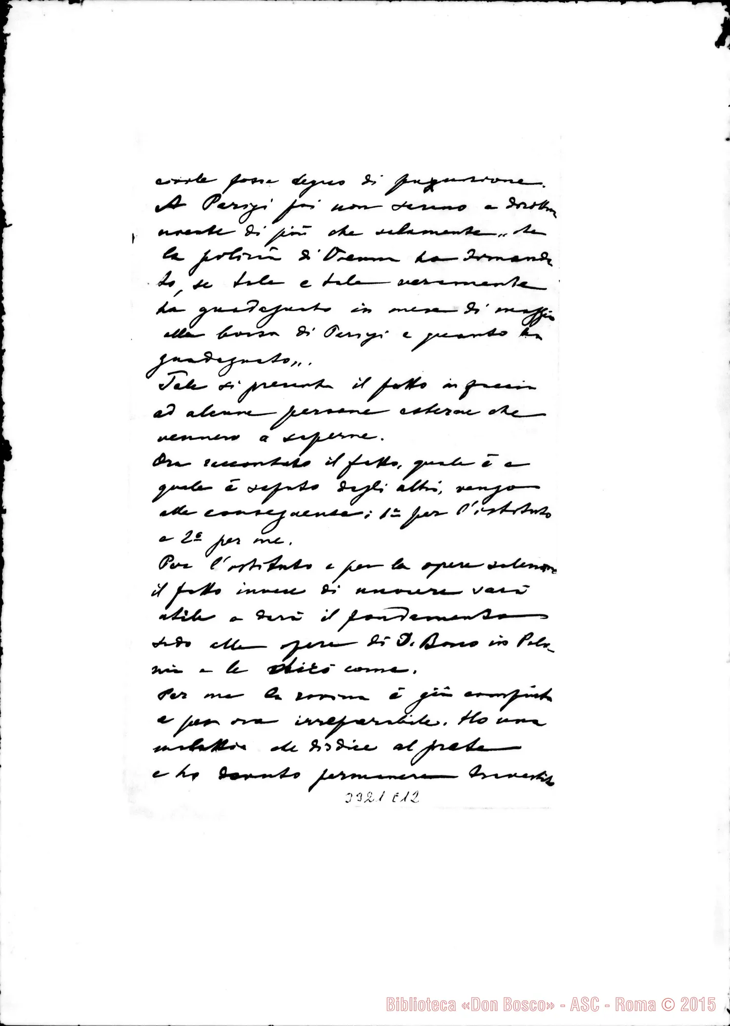 Fotogramma E 12 — Don Francesco Travinski-Don Rua. Senza data