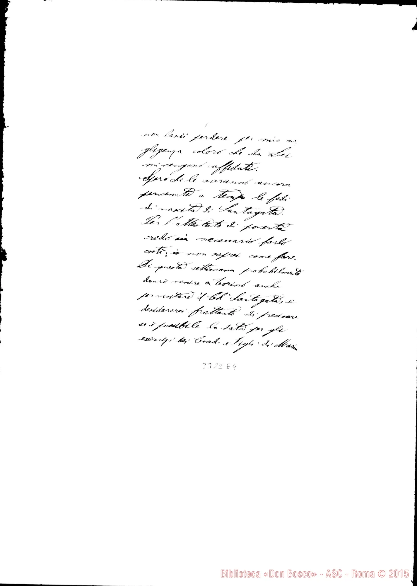 Fotogramma E 4 — Don Emanuele Manassero-Don Barberis. Foglizzo, 17-01-1899