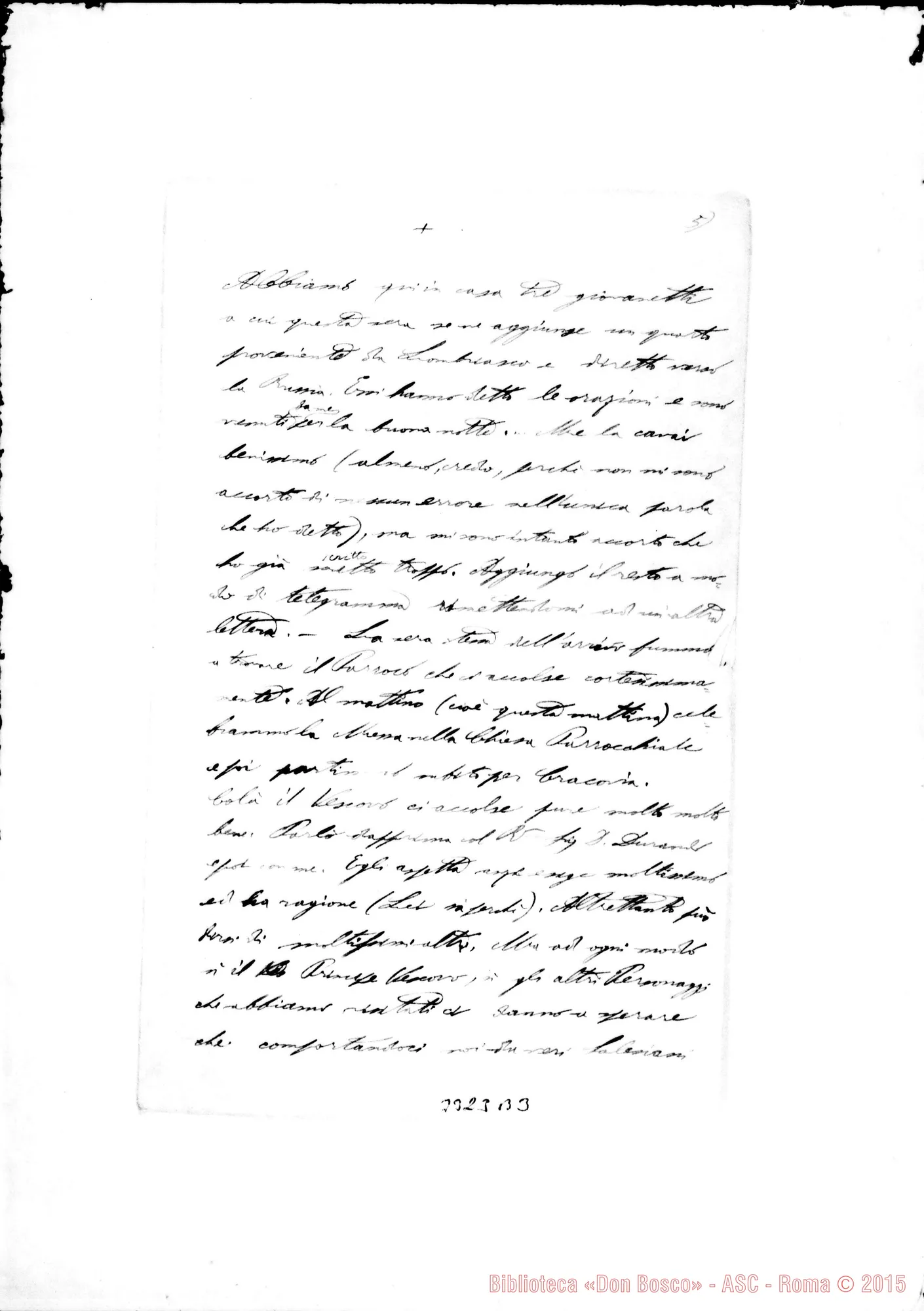 Fotogramma B 3 — Don Manassero-Don Barberis. Oswiecim, 7-12-1899