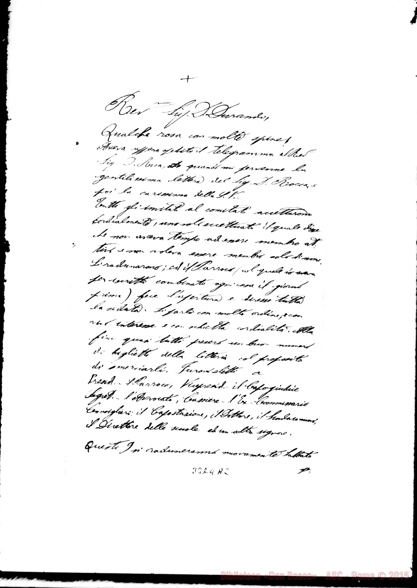 Fotogramma A 2 — Don Manassero-Don Durando. Oswiecim, 19-01-1900
