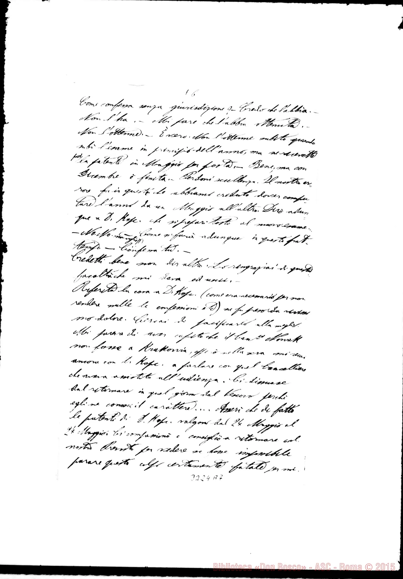 Fotogramma A 7 — Don Manassero-Don Durando. Oswiecim, 19-01-1900