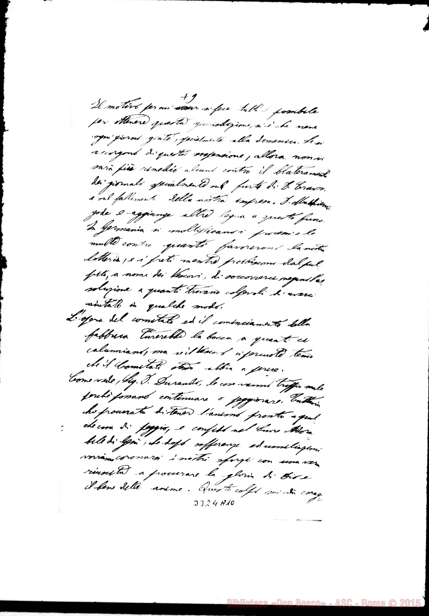 Fotogramma A 10 — Don Manassero-Don Durando. Oswiecim, 19-01-1900