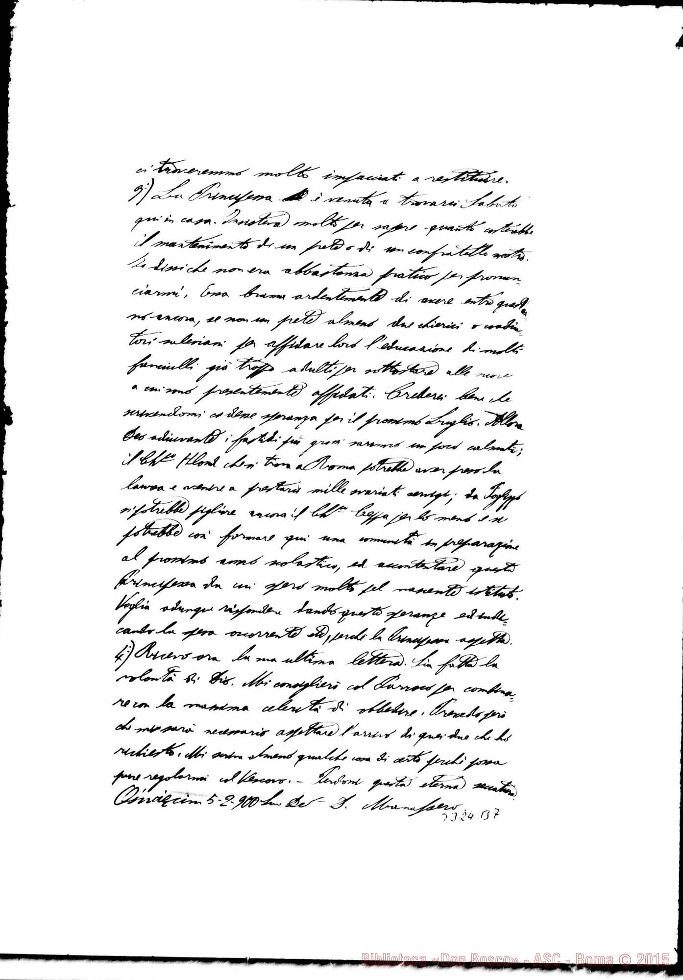Fotogramma B 7 — Don Manassero-Don Durando. Oswiecim, 5-02-1900
