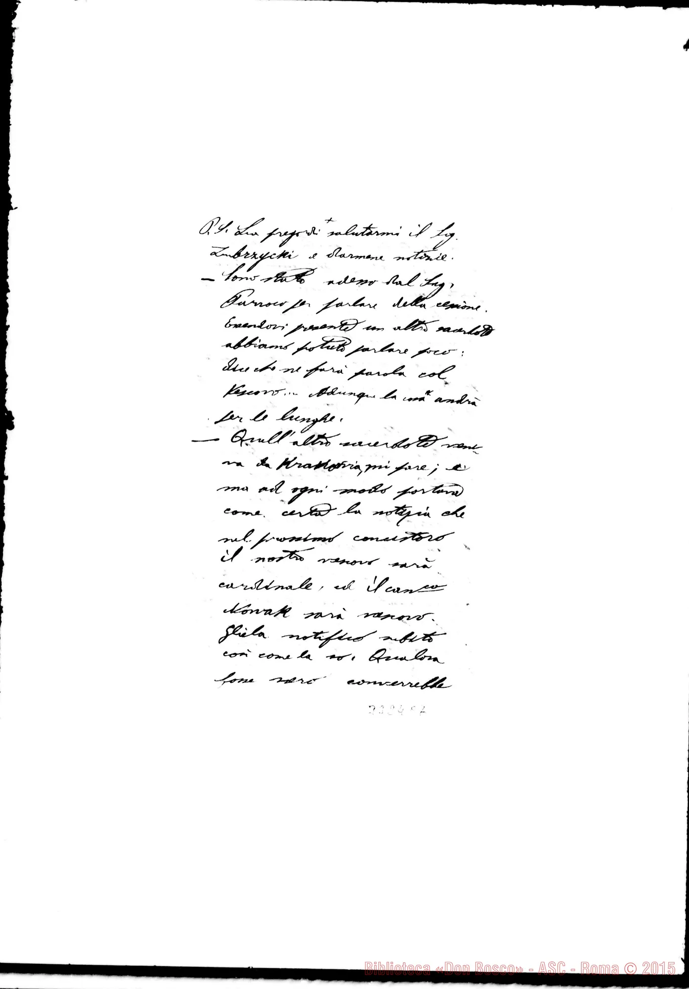 Fotogramma E 7 — Don Manassero-Don Durando. Oswiecim, 2-04-1900