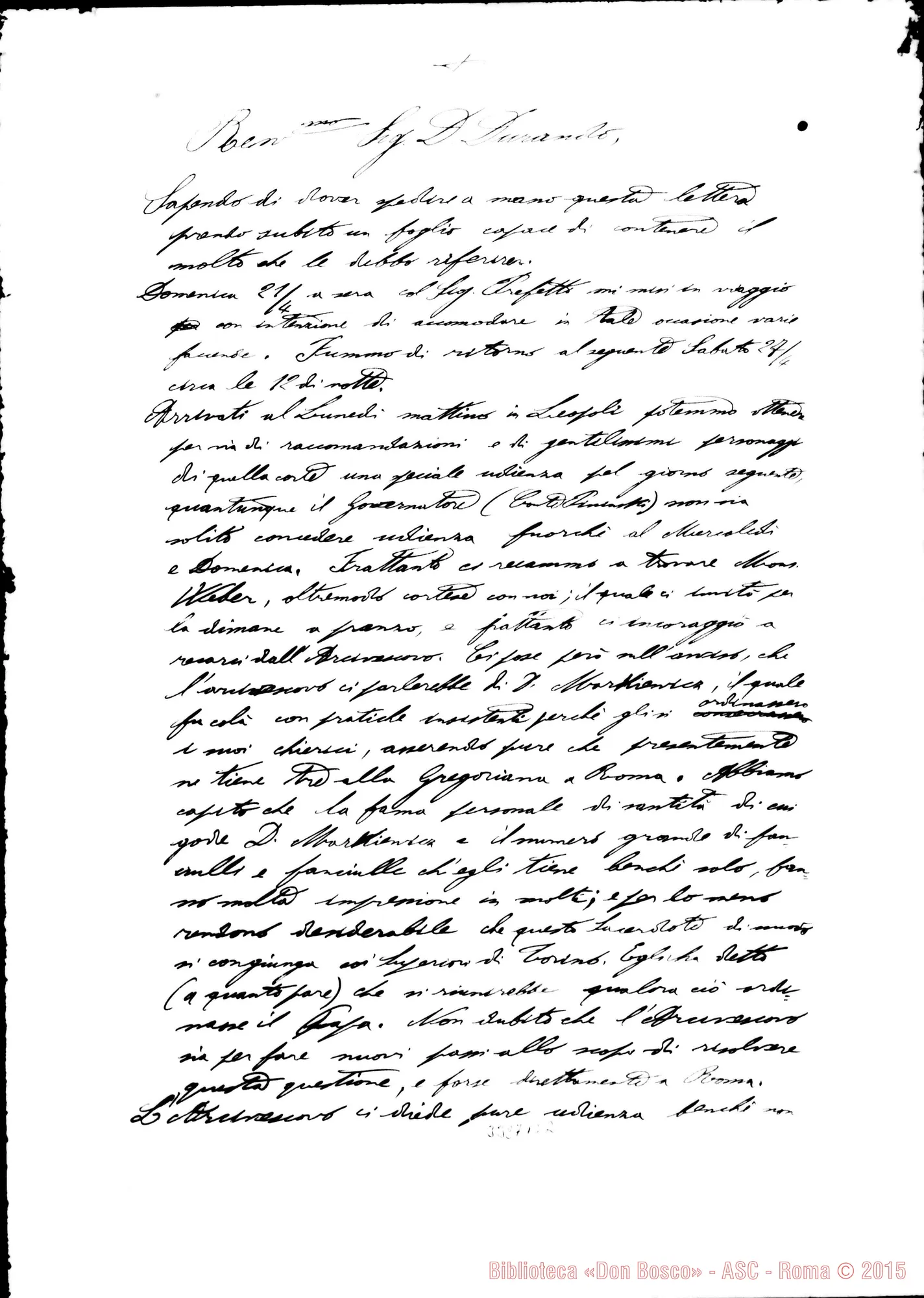 Fotogramma B 2 — Don Manassero-Don Durando. Oswiecim, 1-05-1901