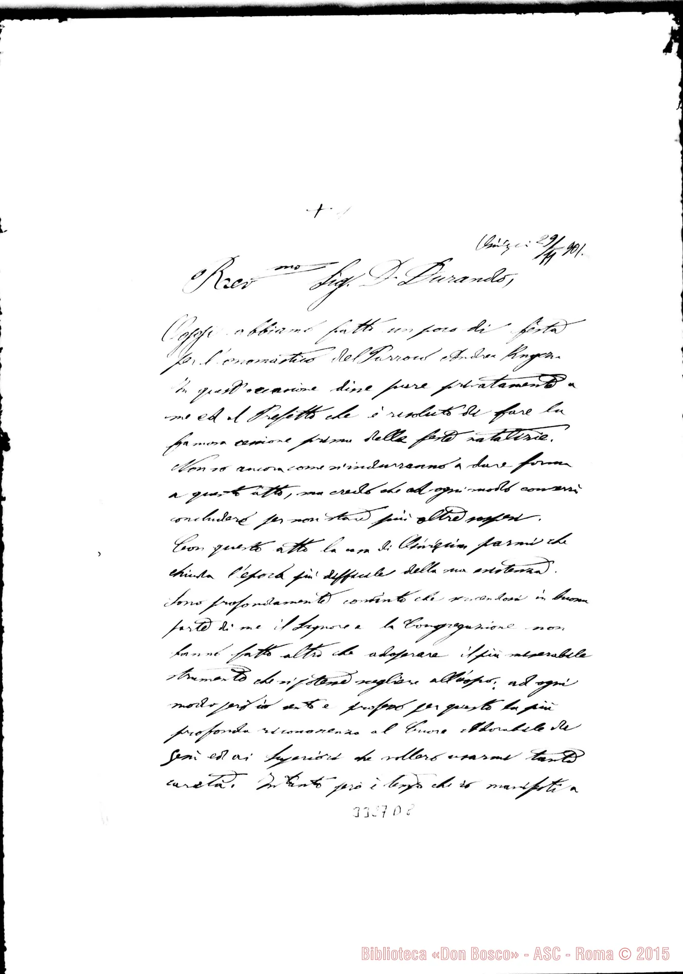 Fotogramma D 8 — Don Manassero-Don Durando. Oswiecim, 29-11-1901