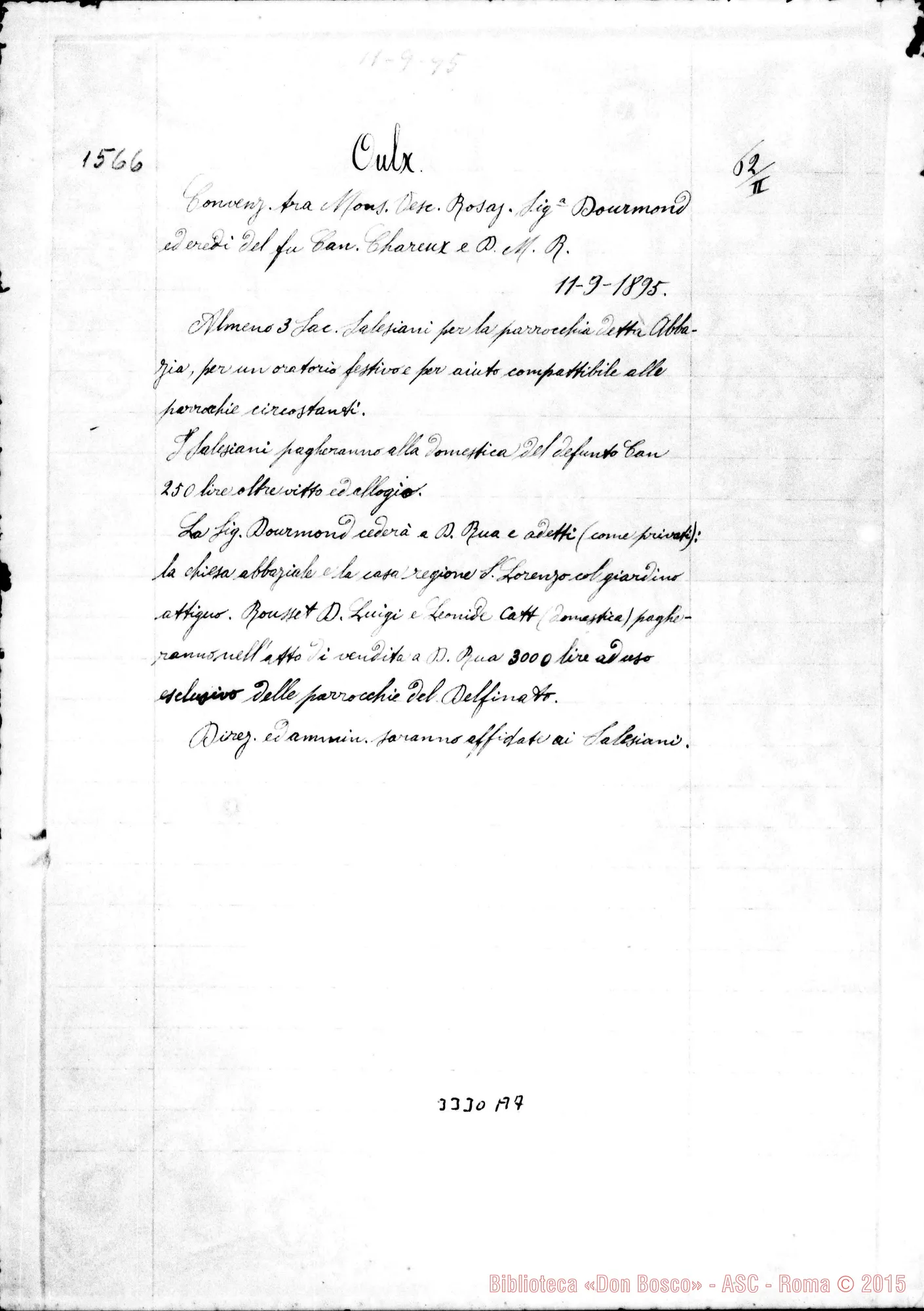 Fotogramma A 7 — Convenzione dell’11-09-1895: copie.