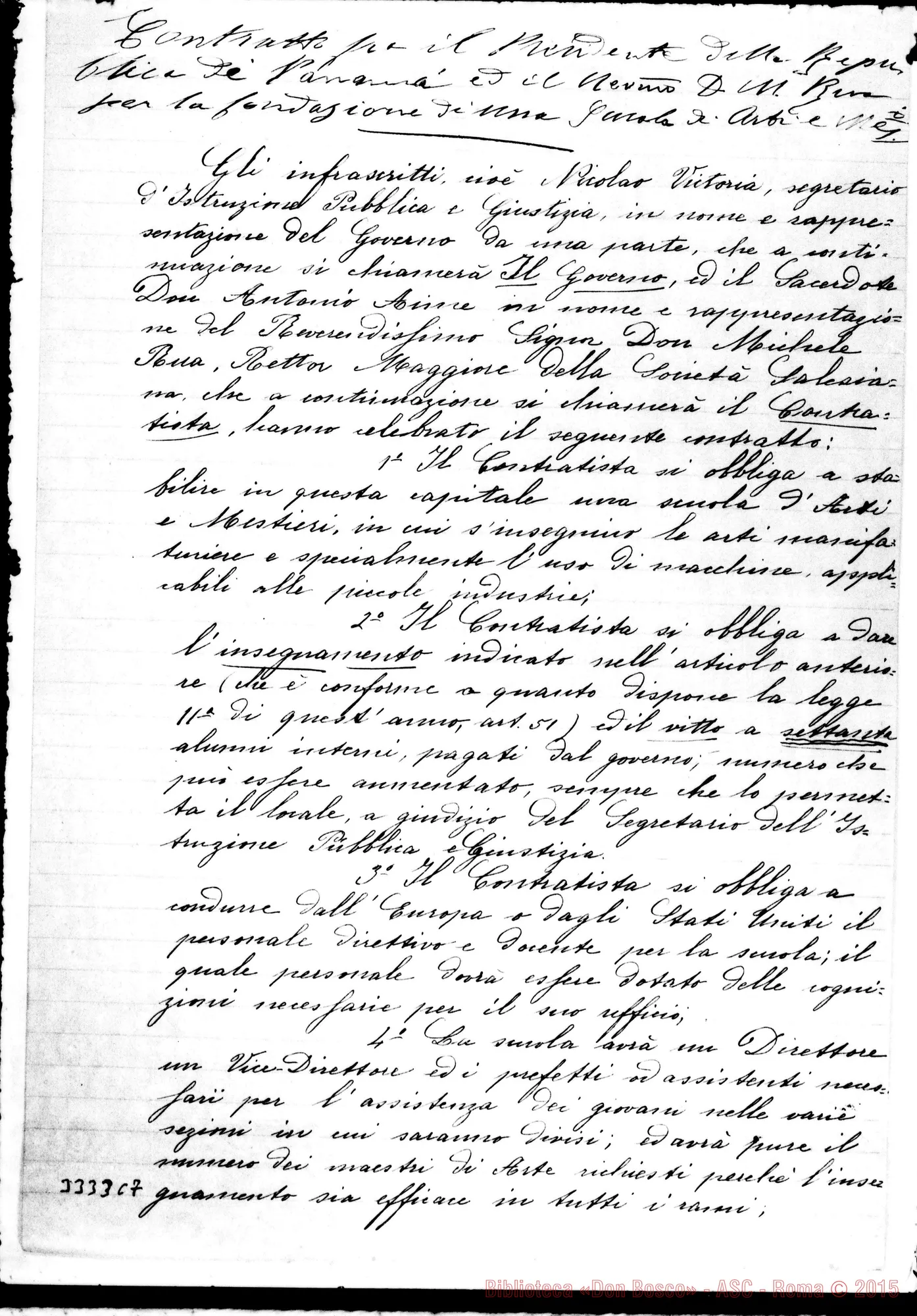 Fotogramma C 7 — Copia del contratto