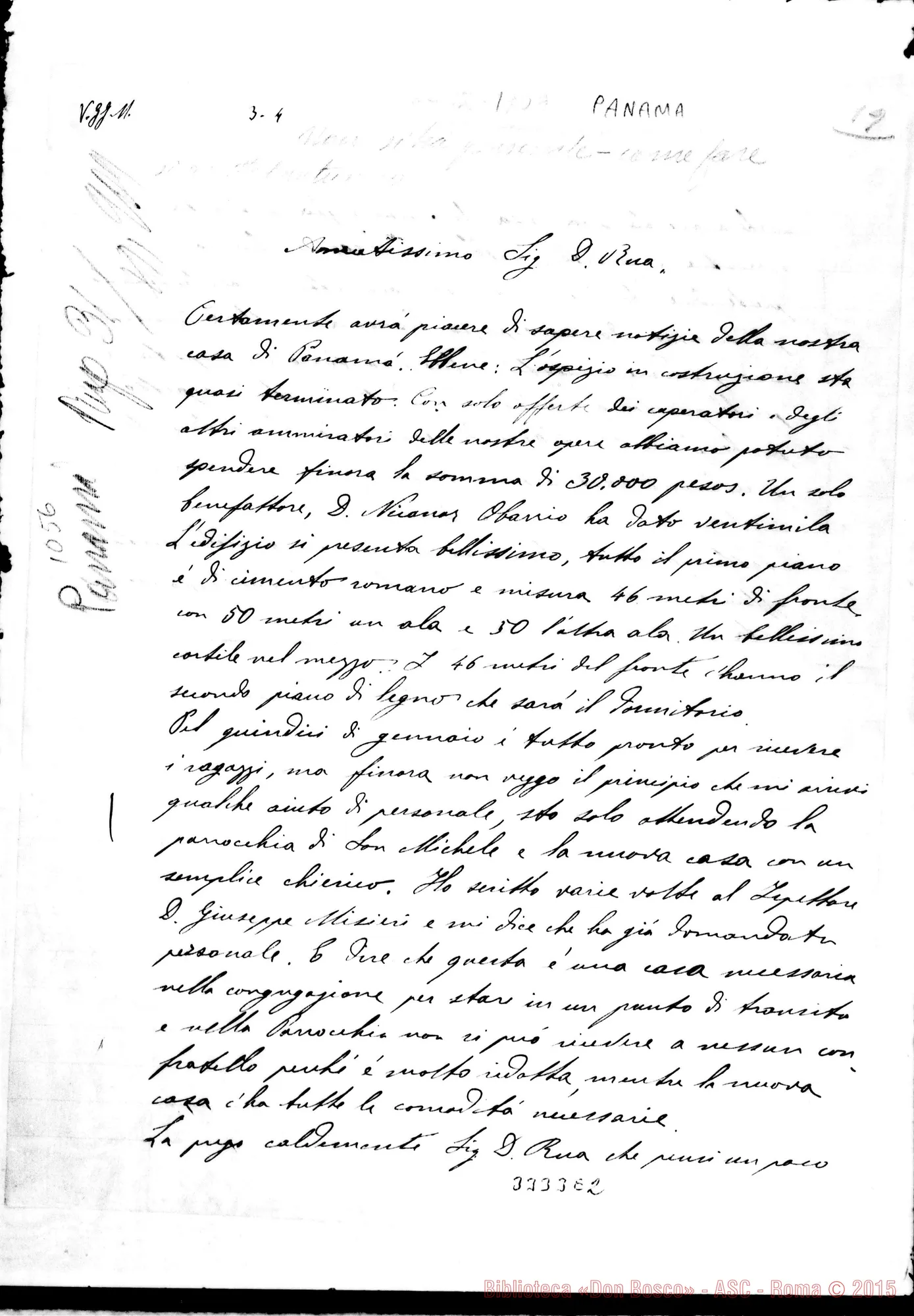 Fotogramma E 2 — Don Antonio Russo-Don Rua. Panamá, 6-12-1909