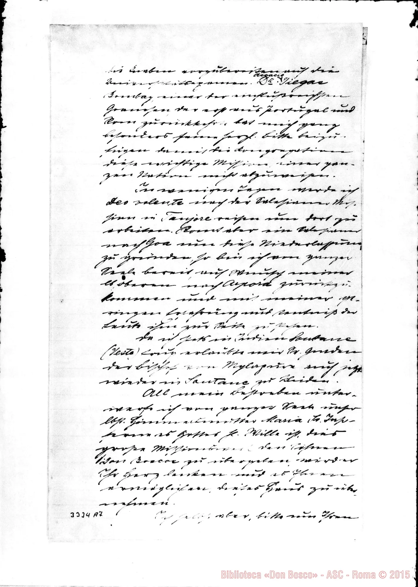 Fotogramma A 7 — Bachstetz-Don Rua. All. traduzione E William Robert-Don Rua. Febbraio 1902 Autografi Rua
