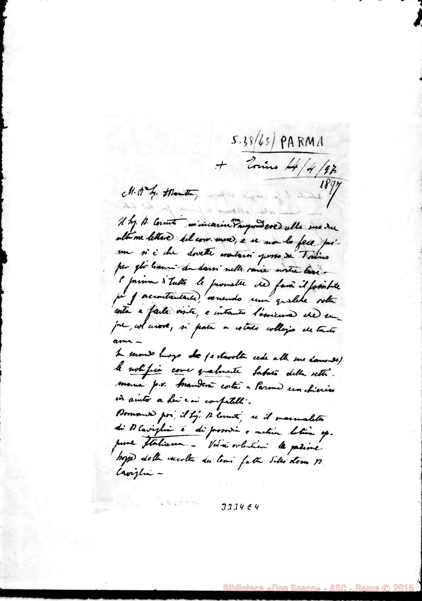 Fotogramma E 4 — Don Paolo Ubaldi-Don Baratta. Torino, 14-04-1897