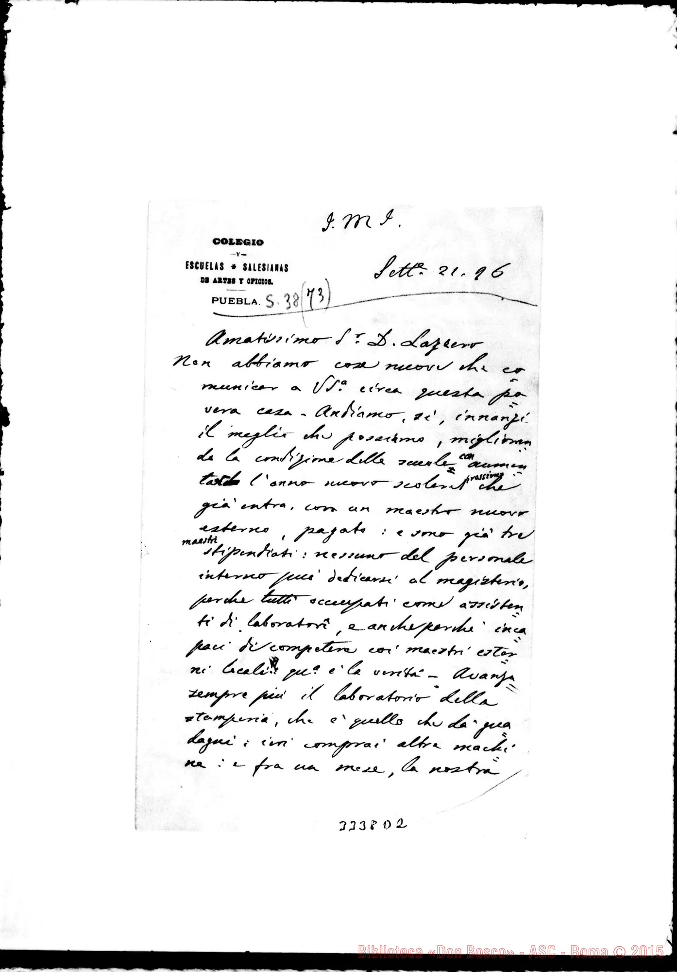 Fotogramma D 2 — Don Piperni-Don Lazzero. Puebla, 21-09-1896