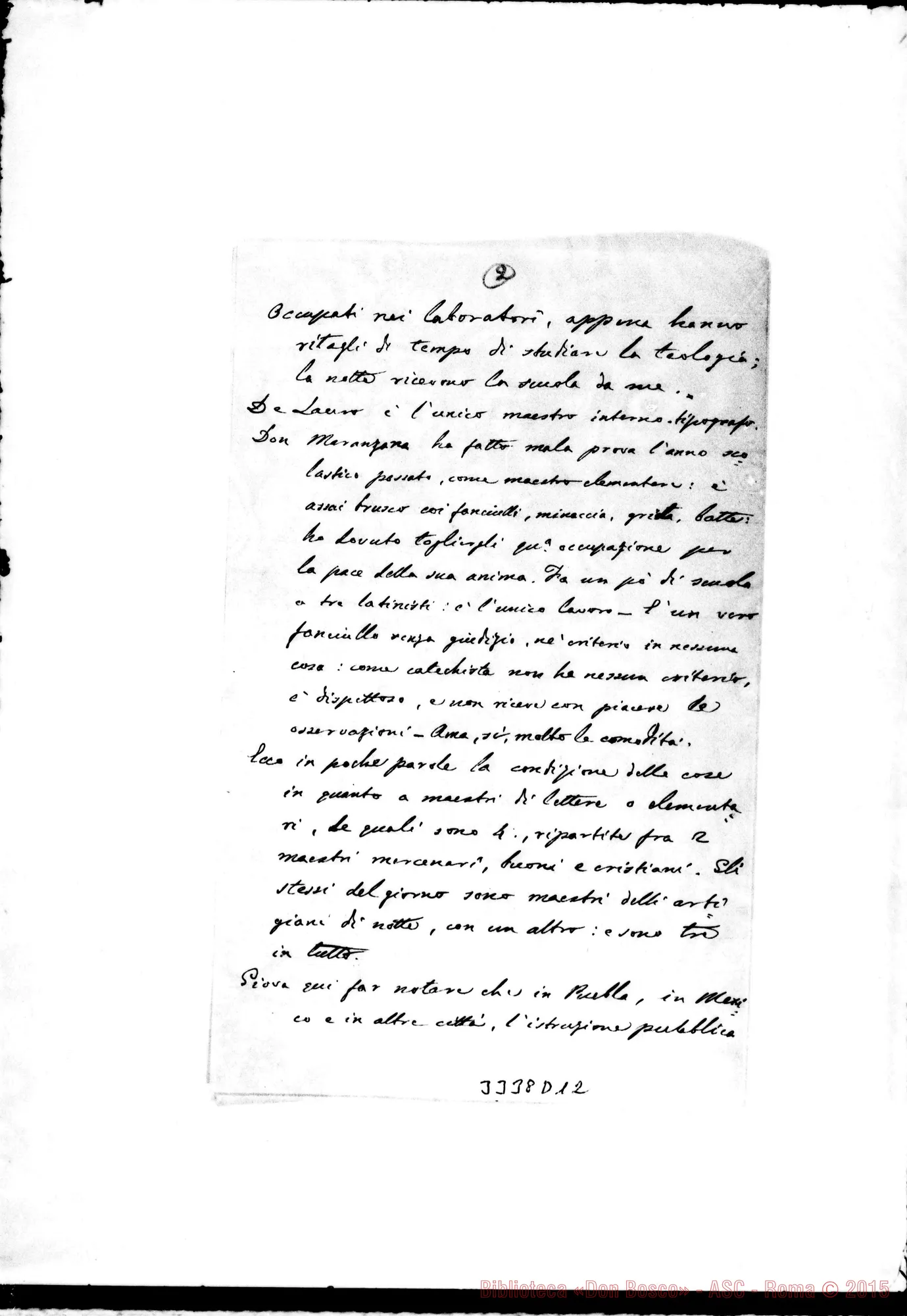Fotogramma D 12 — Don Piperni Raffaele-Don Lazzero. Puebla, 5-11-1896