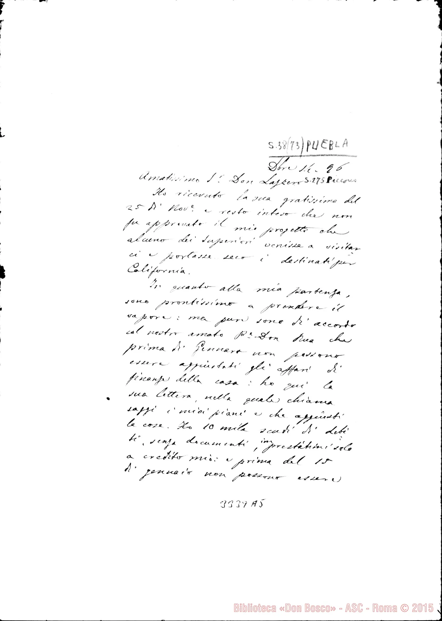 Fotogramma A 5 — Don Piperni-Don Lazzero. Puebla, 14-12-1896