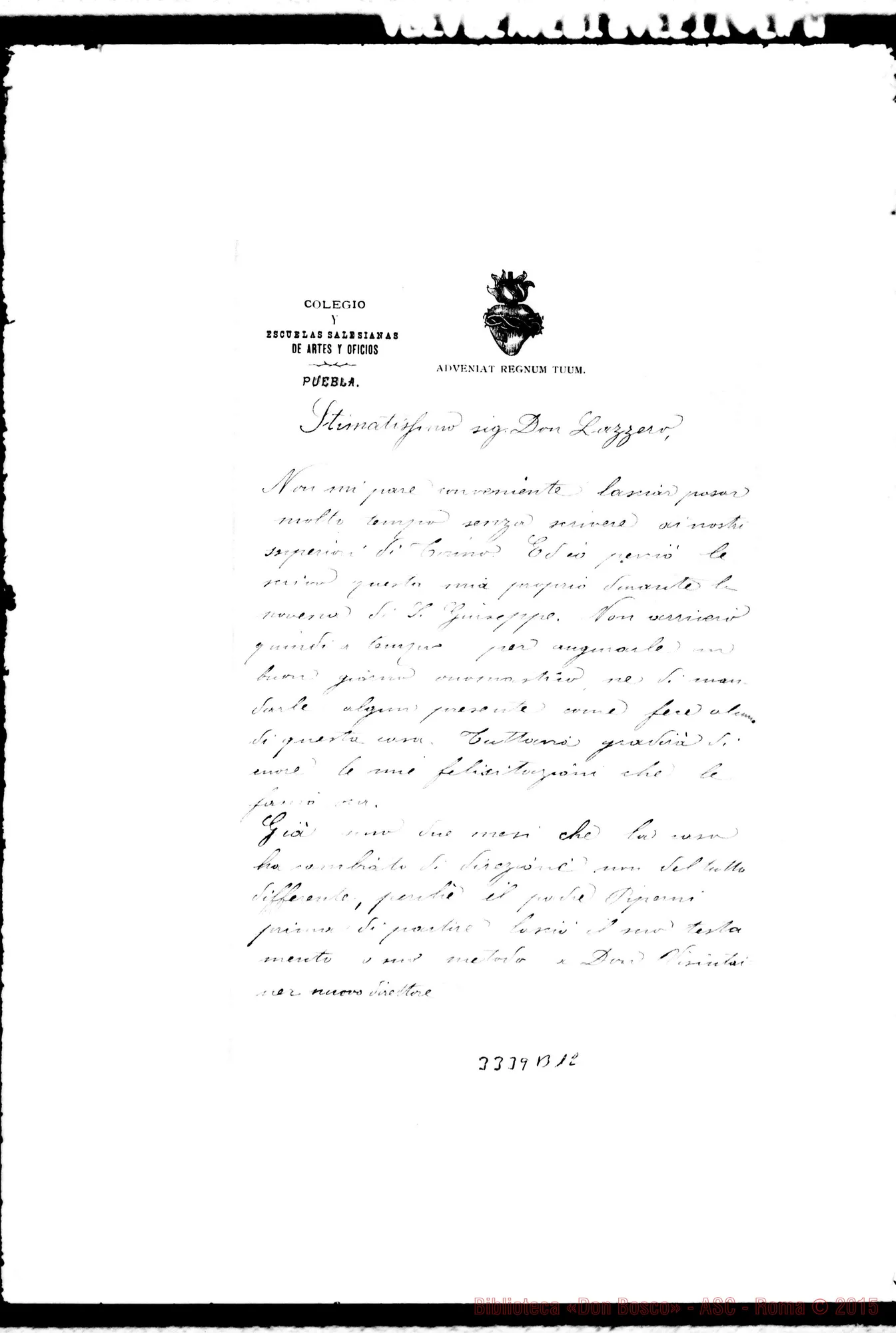 Fotogramma B 12 — Don Maranzana Bernardo-Don Lazzero. Puebla, 11-03-1897