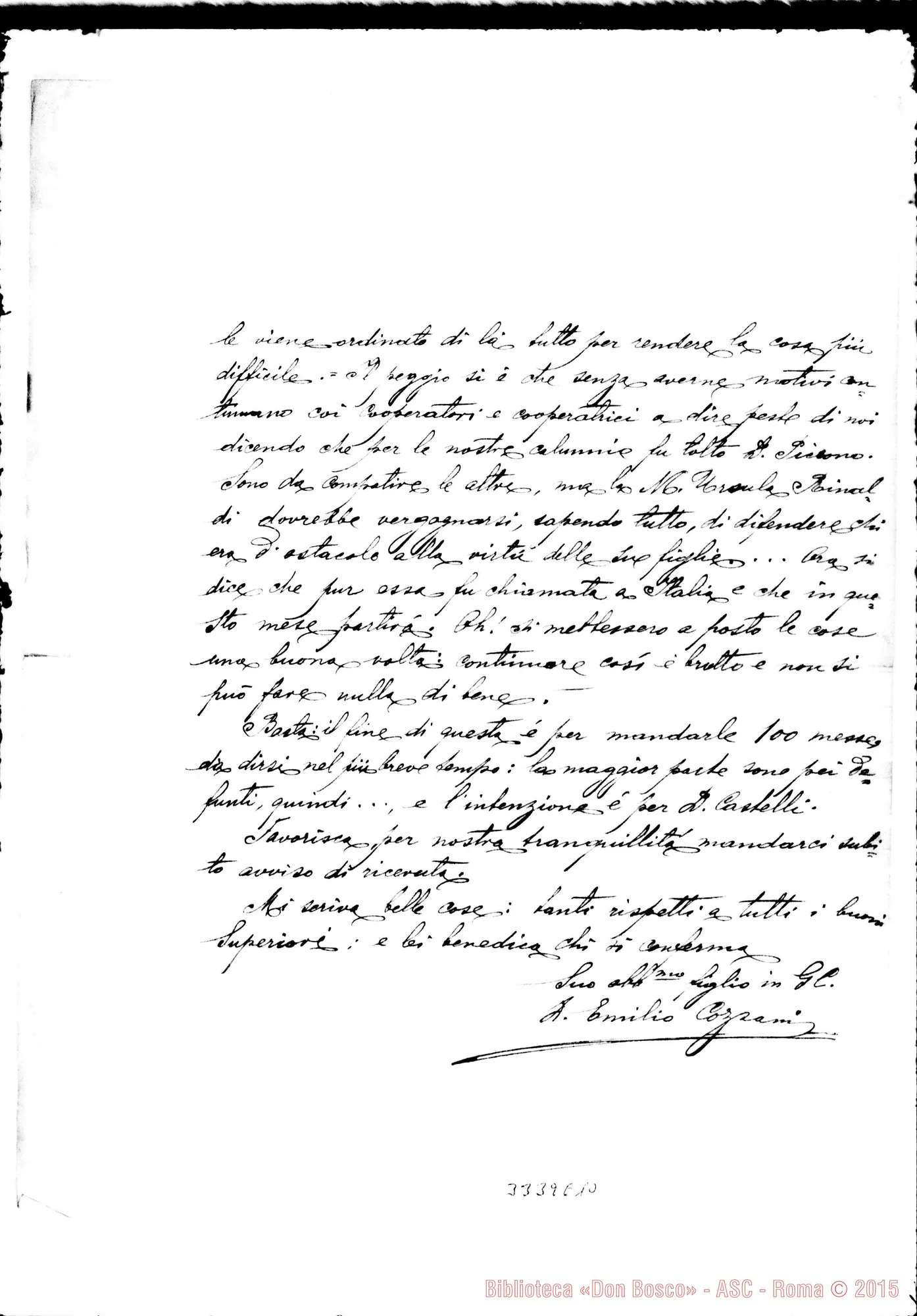 Fotogramma E 10 — Don Emilio Cozzani-Don Barberis. Puebla, 3-04-1899