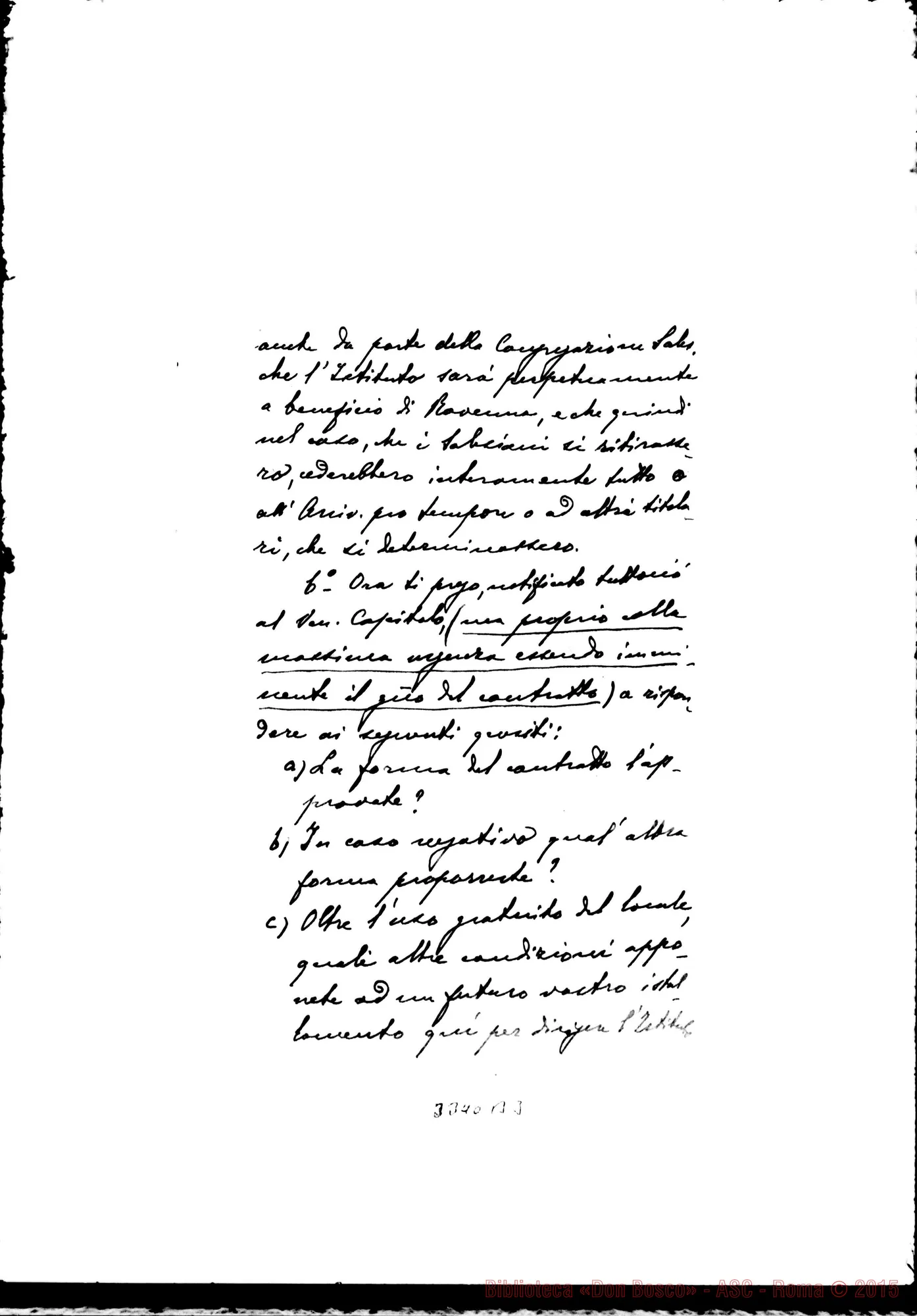 Fotogramma B 3 — Pasquale Morganti, arciv.-Don Luigi. Ravenna, 25-04-1906