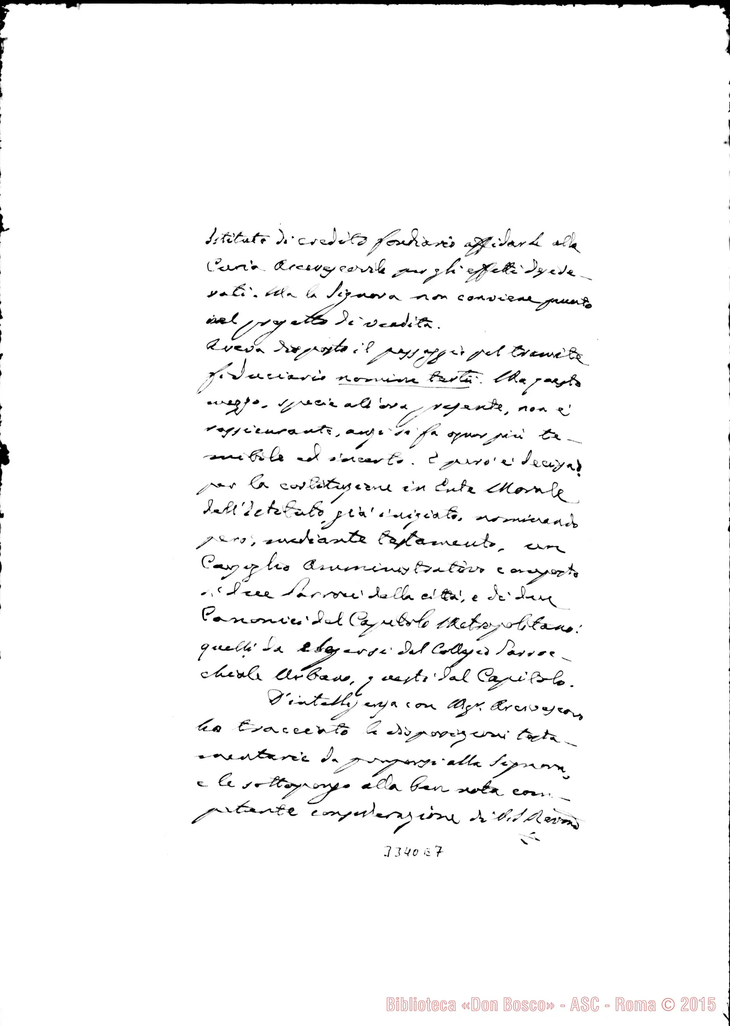 Fotogramma E 7 — Don Giov. Maria Guerrini-Rev.mo Sig. Ravenna, 18-07-1909