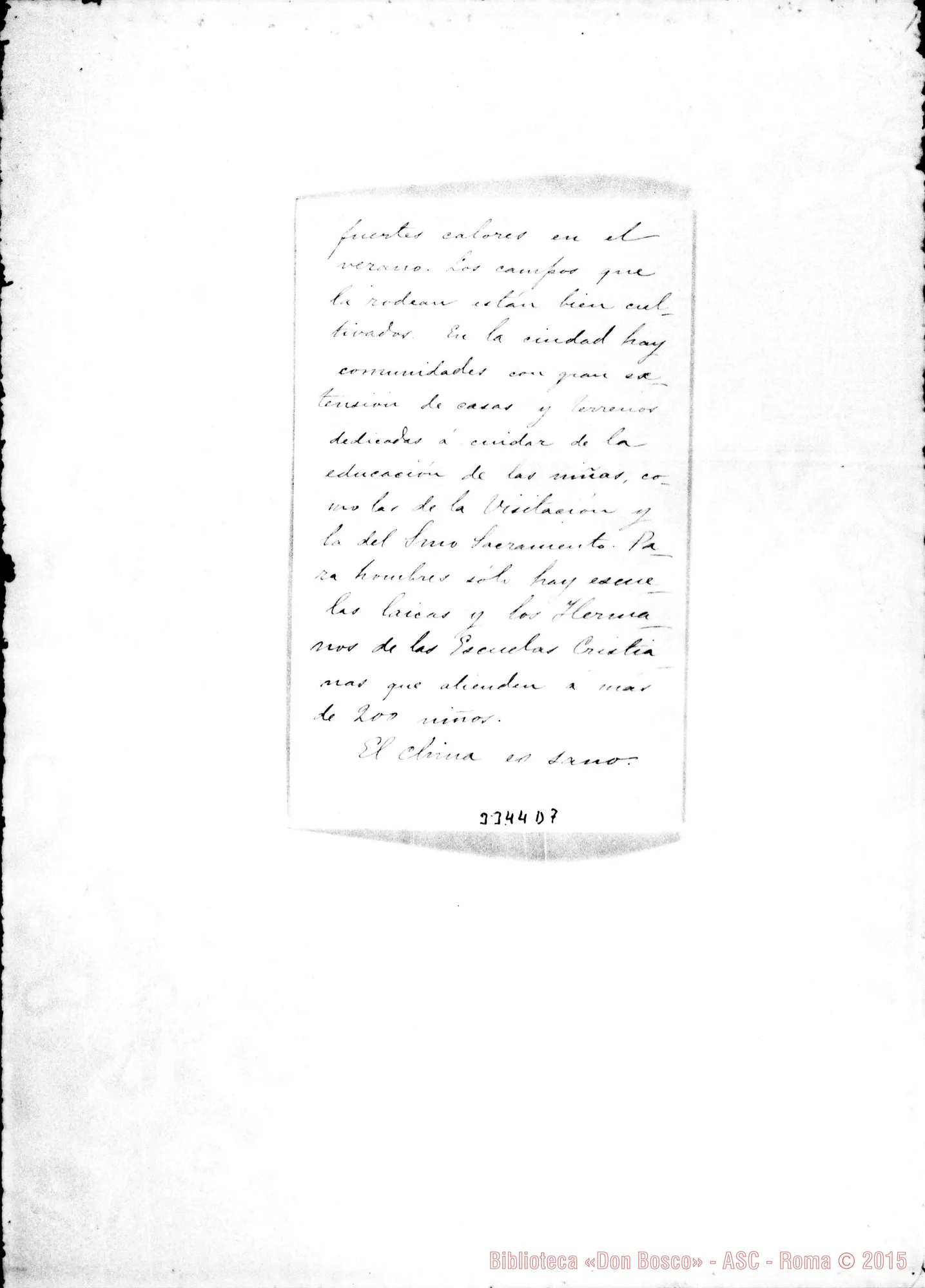 Fotogramma D 7 — Don Camilo Ortüzar-Rev.mo Padre. Aixles Bains, 18-06-1891 Autogr. Rua