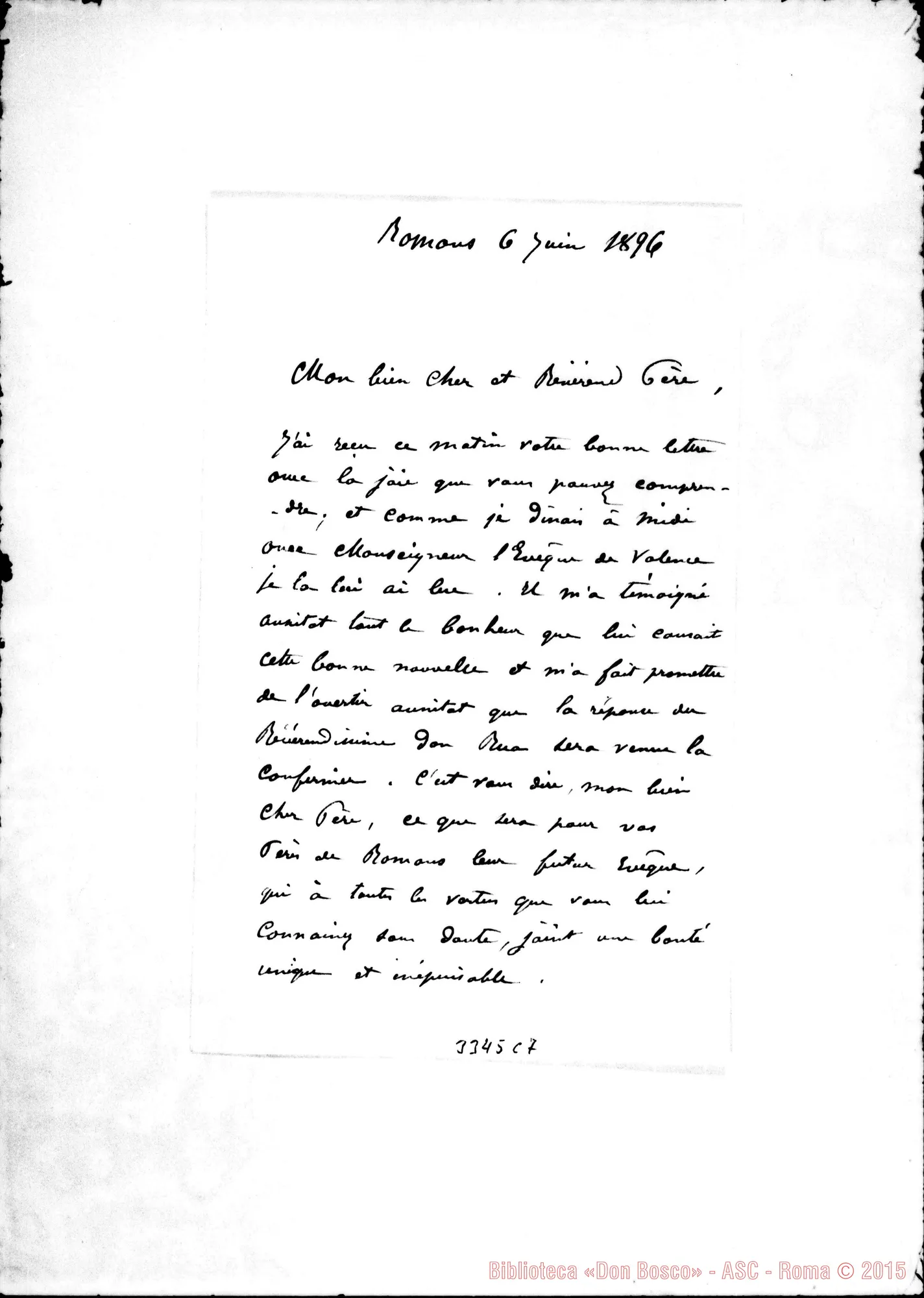 Fotogramma C 7 — A. Chopin-Révérend Père. Romans, 6-06-1896