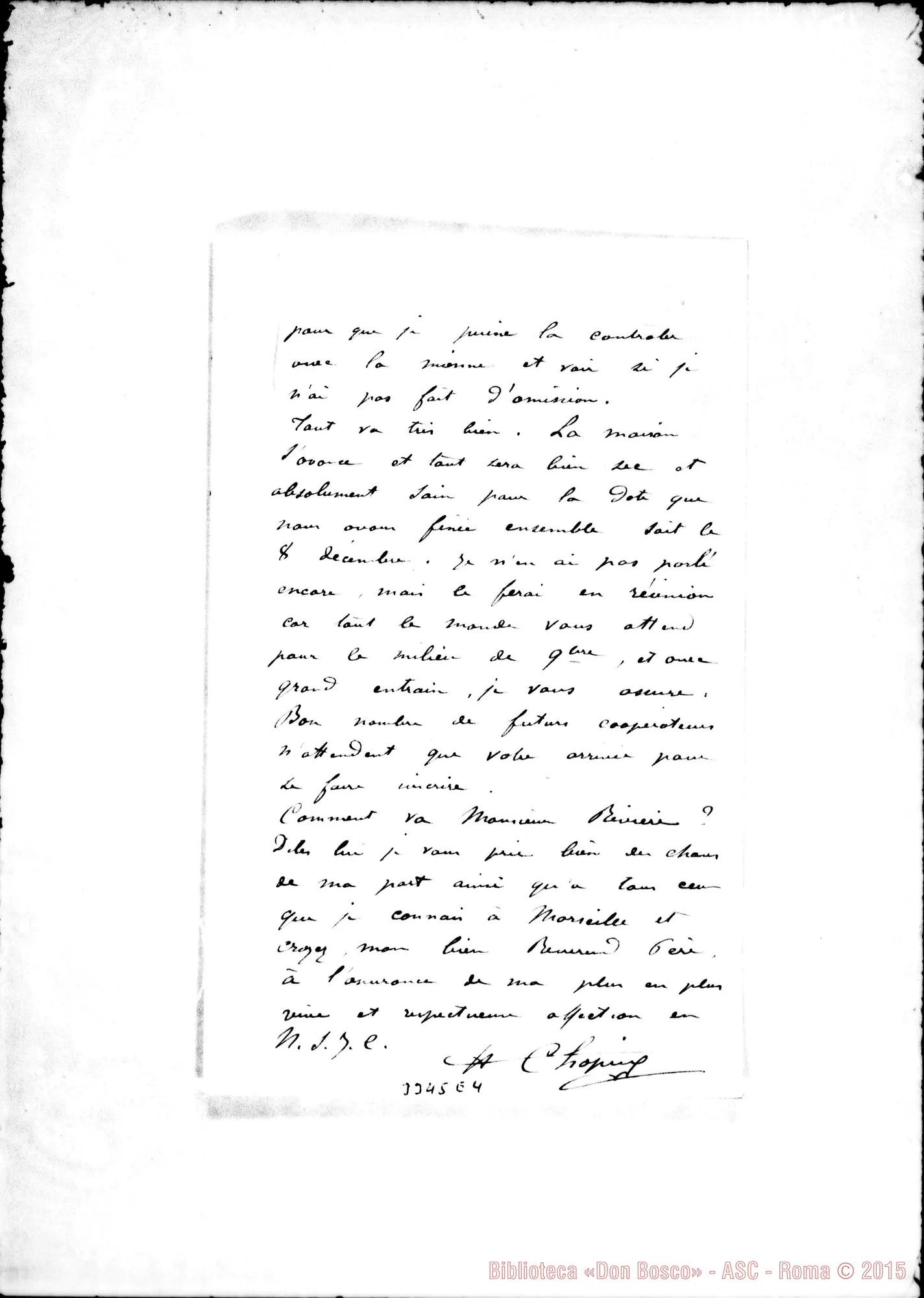 Fotogramma E 4 — A. Chopin-Révérend Père. Romans, 11-10-1896