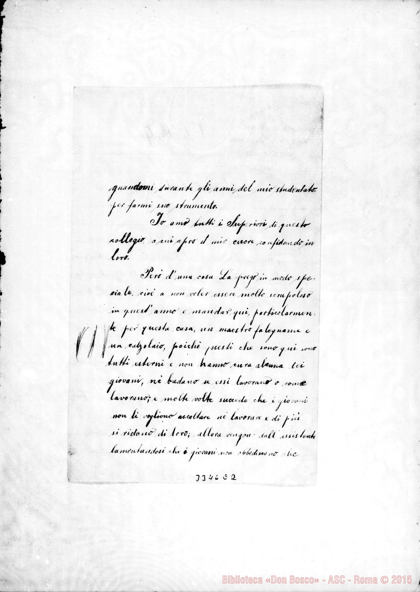 Fotogramma E 2 — Ch. Francesco Wilczek-Amatissimo Padre. Rosario, 16-02-1899