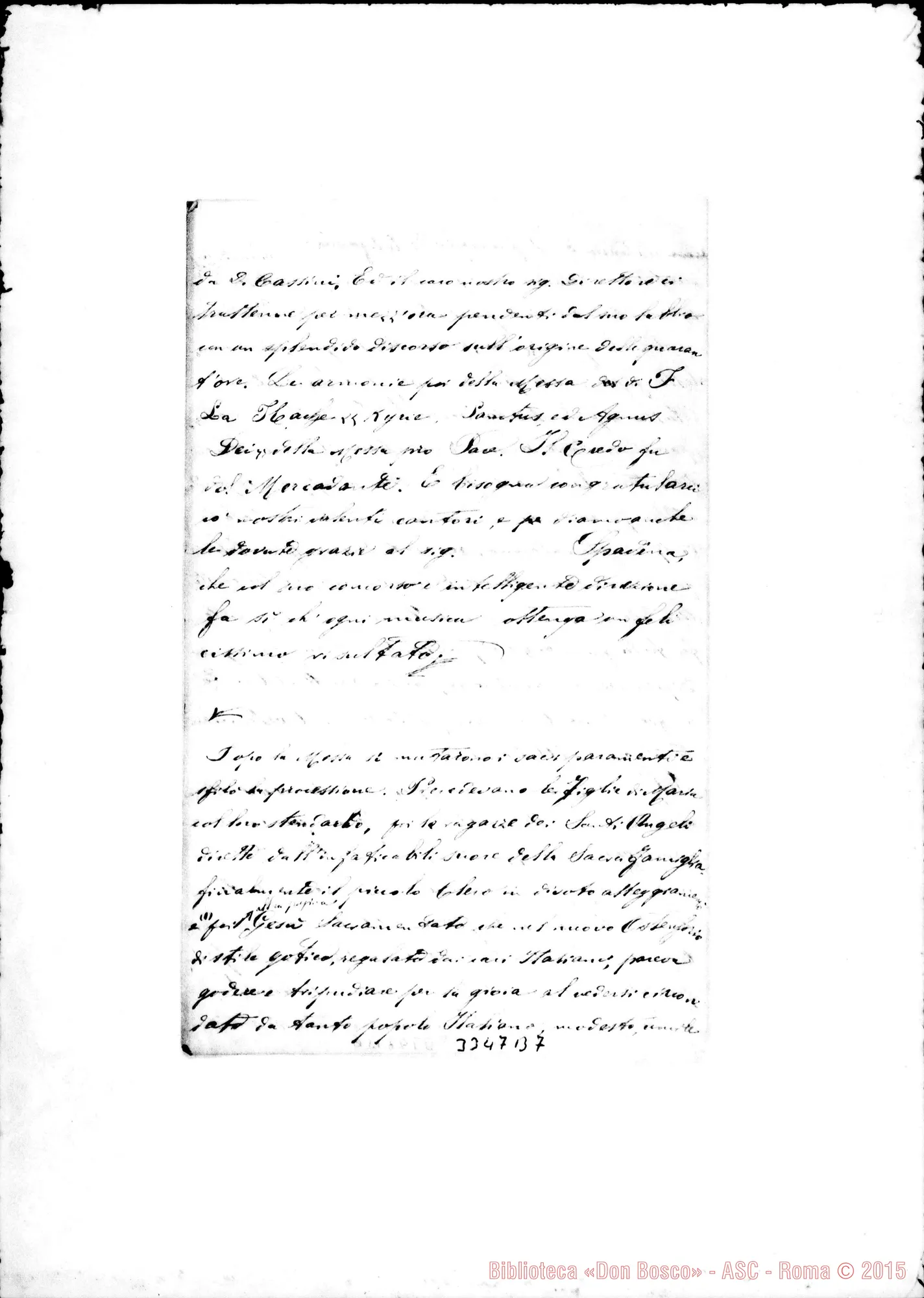 Fotogramma B 7 — Ch. Giuseppe Oreni-Don Rua. San Francisco, 5-12-1897 Autogr. Rua