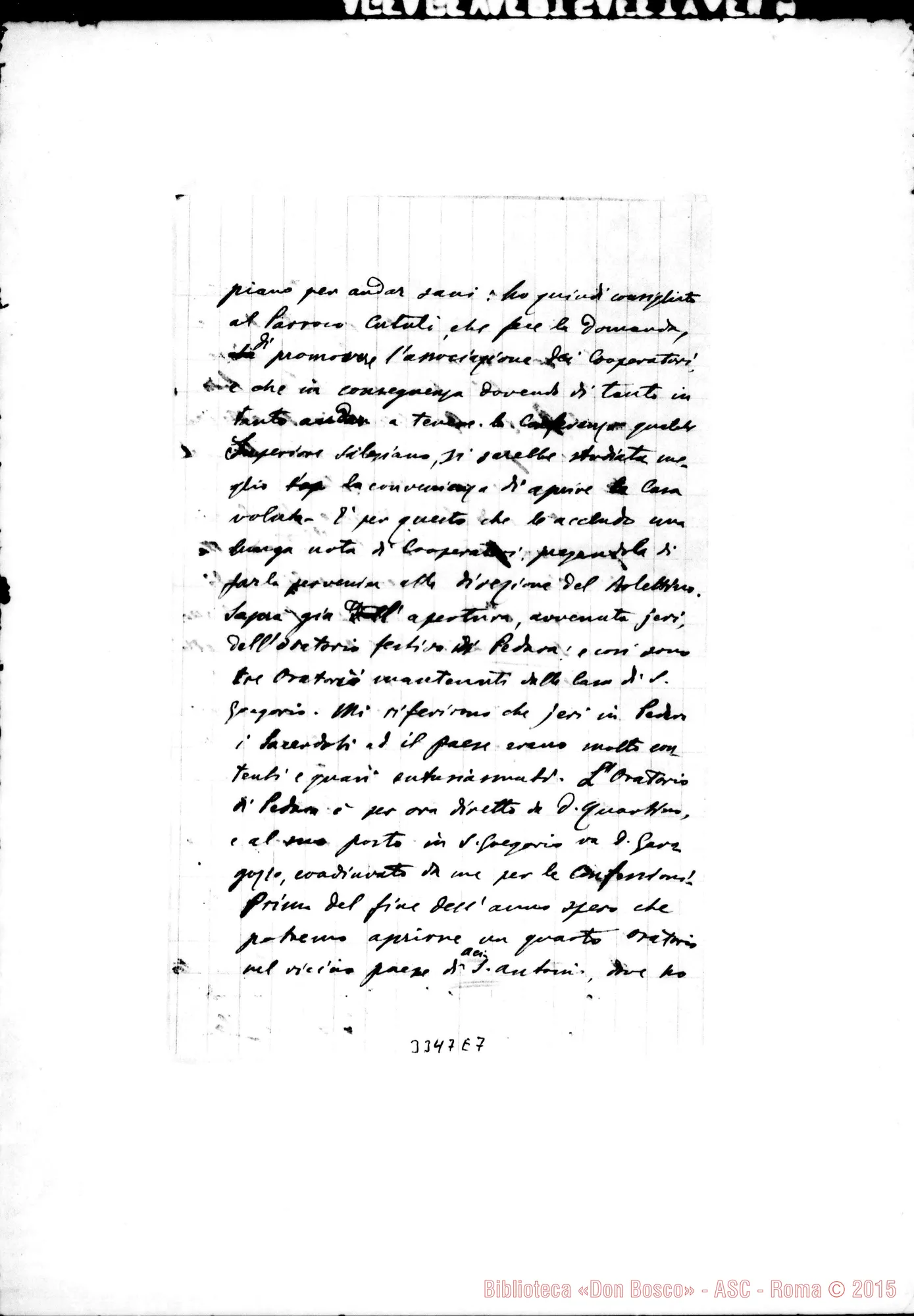 Fotogramma E 7 — San Gregorio: Don Piccollo Angelo-Don Albera. San Gregorio, 27-01-1895