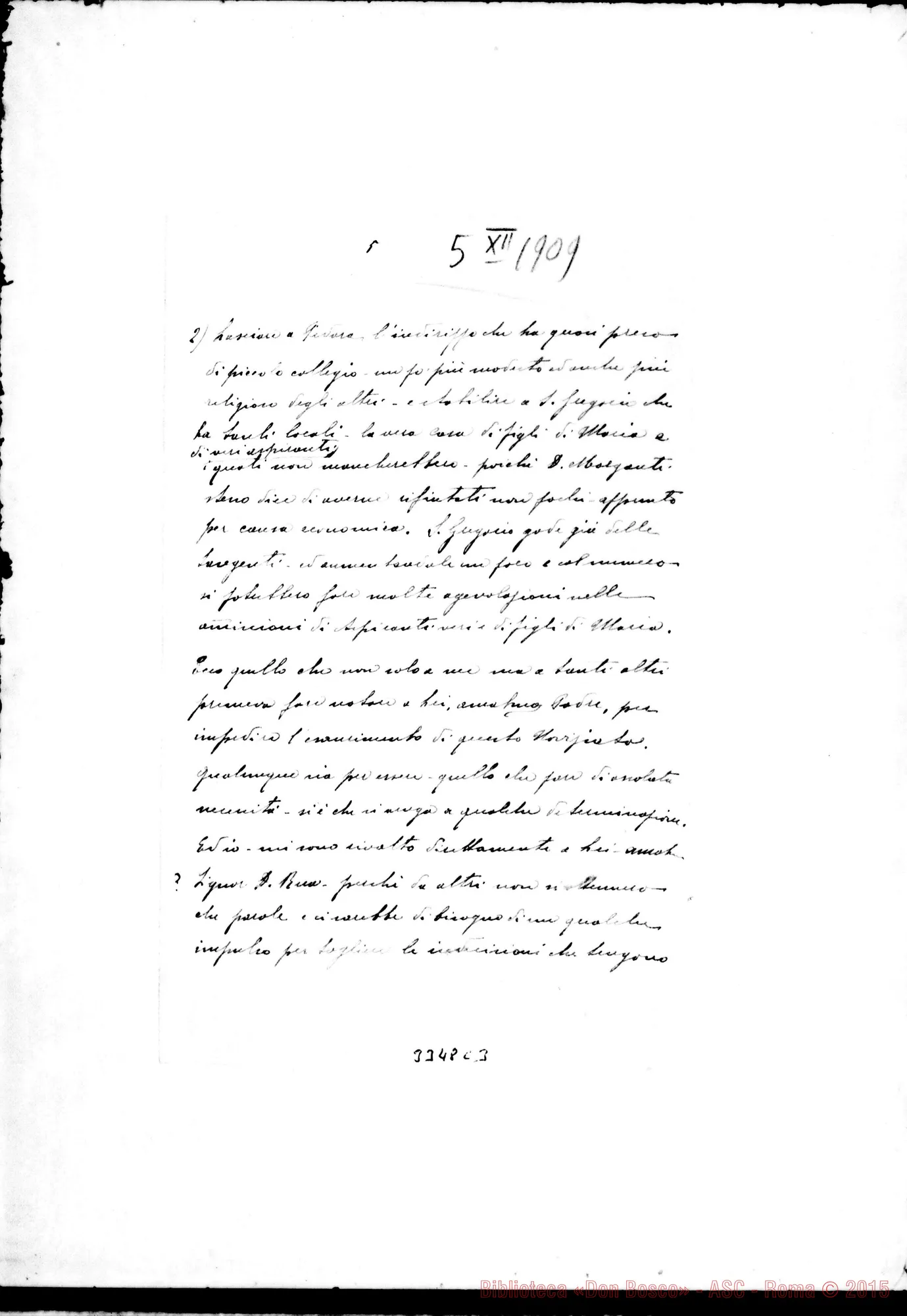 Fotogramma C 3 — Don Angelo Fidenzio-Don Rua. San Gregorio, 5-12-1909