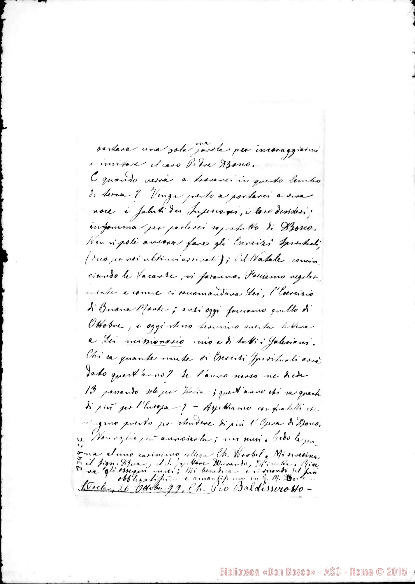 Fotogramma C 6 — Ch. Pio Baldisserotto-Don Barberis. Santa Tecla, 26-10-1899