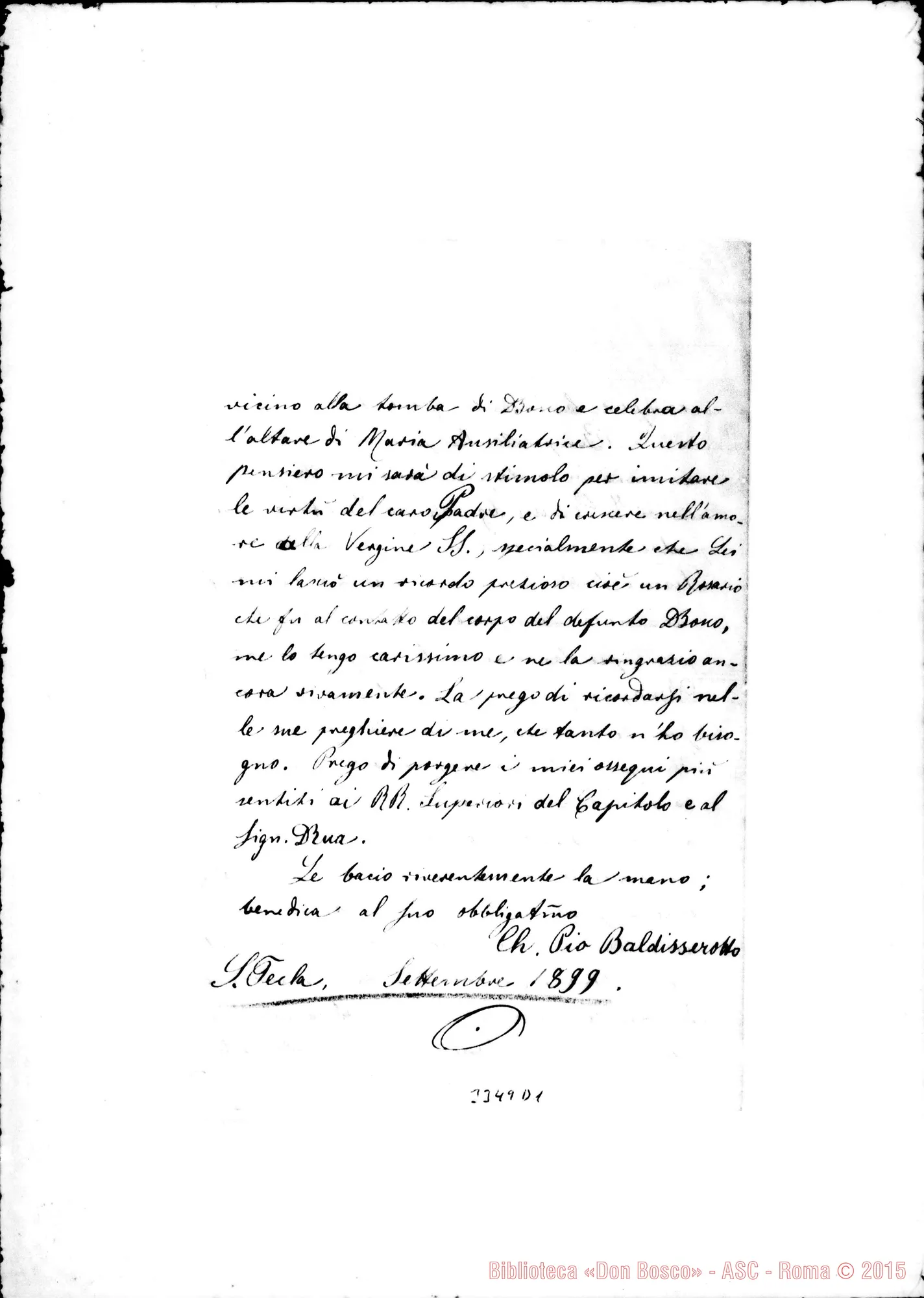 Fotogramma D 1 — Ch. Pio Baldisserotto-Don Durando. Santa Tecla, settem. 1899