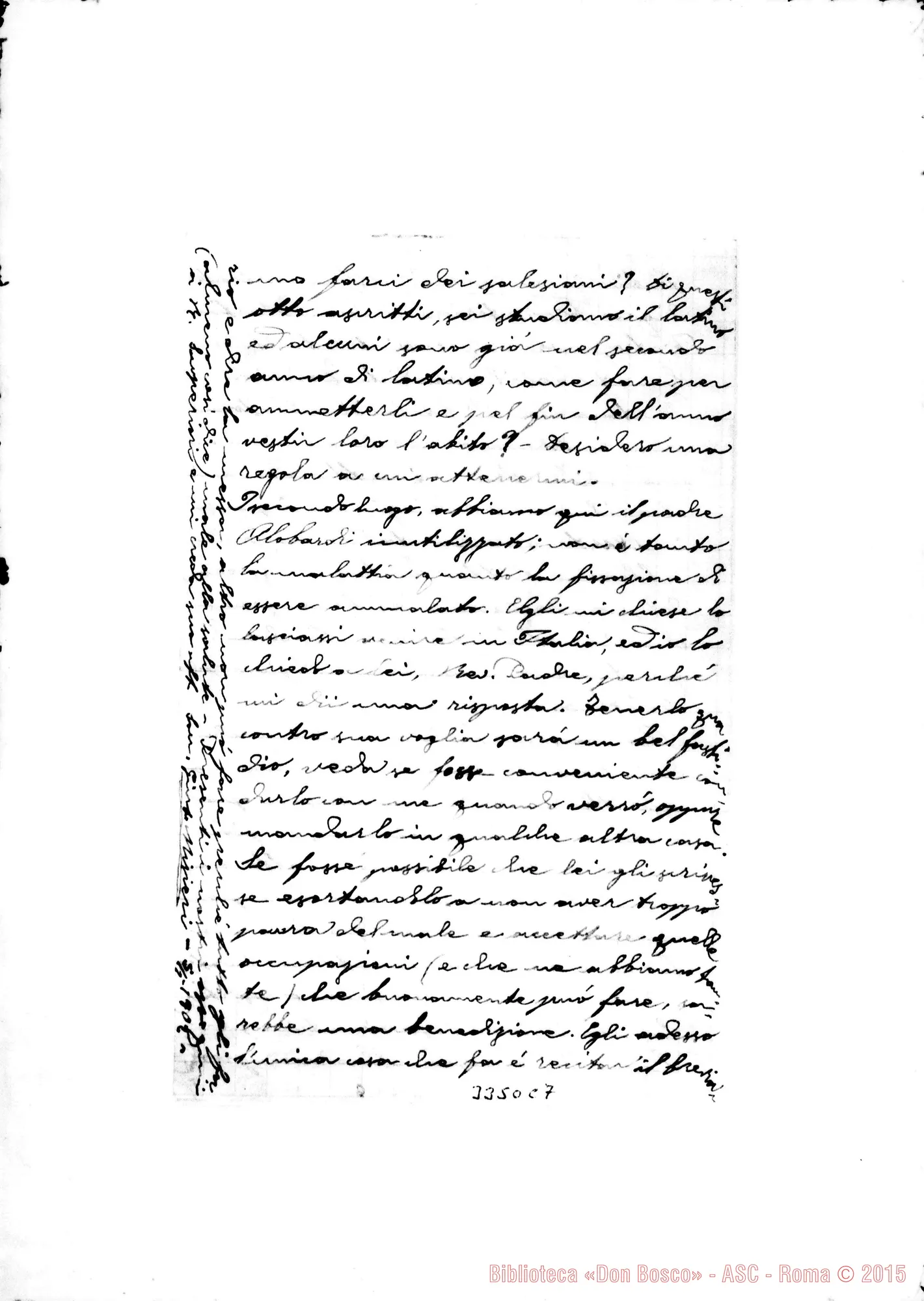 Fotogramma C 7 — Don Giuseppe Misieri-Ispettore. Santa Tecla, 5-02-1902