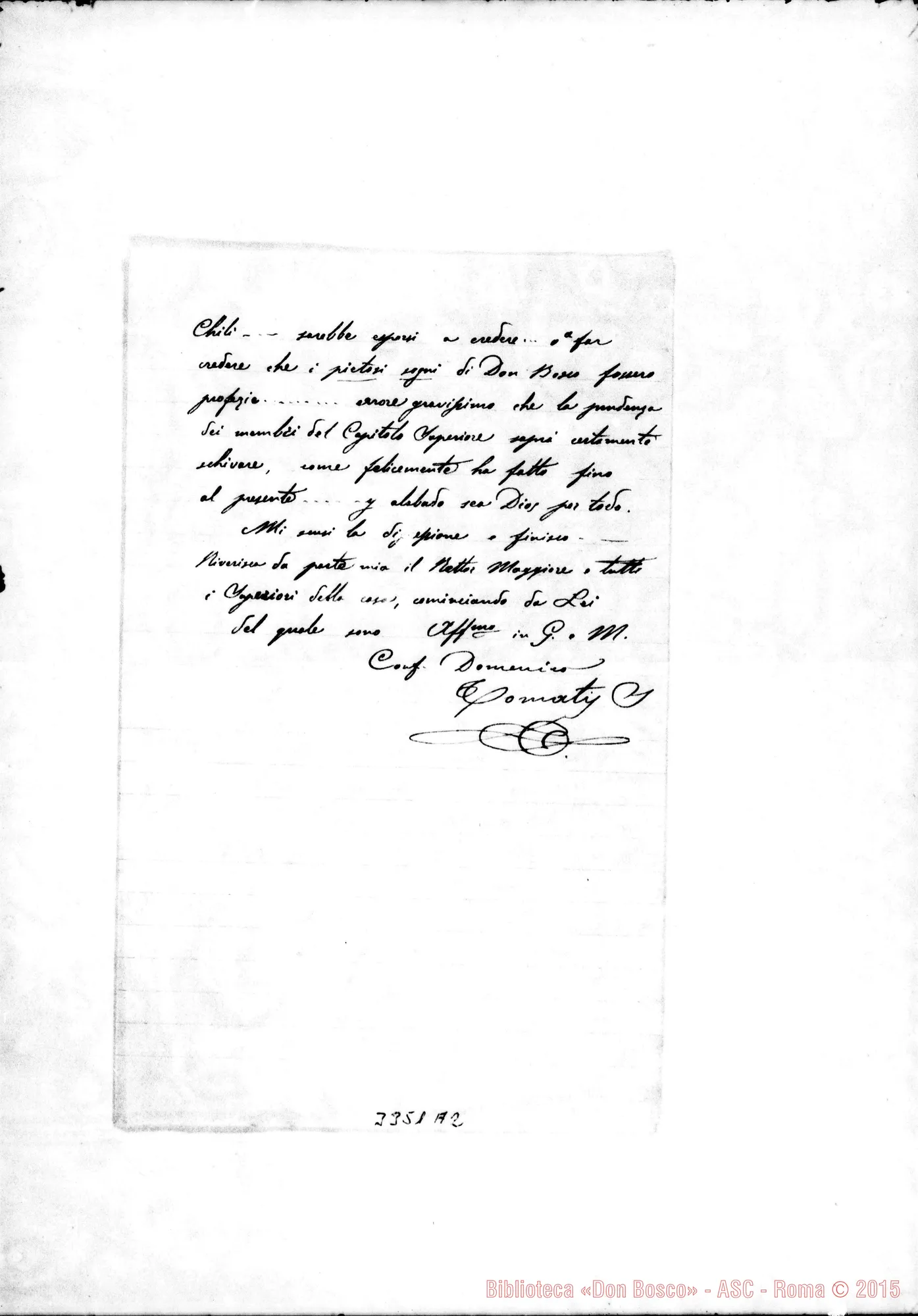Fotogramma A 2 — Don Tomatis-Don Lazzero. Santiago, 21-07-1893