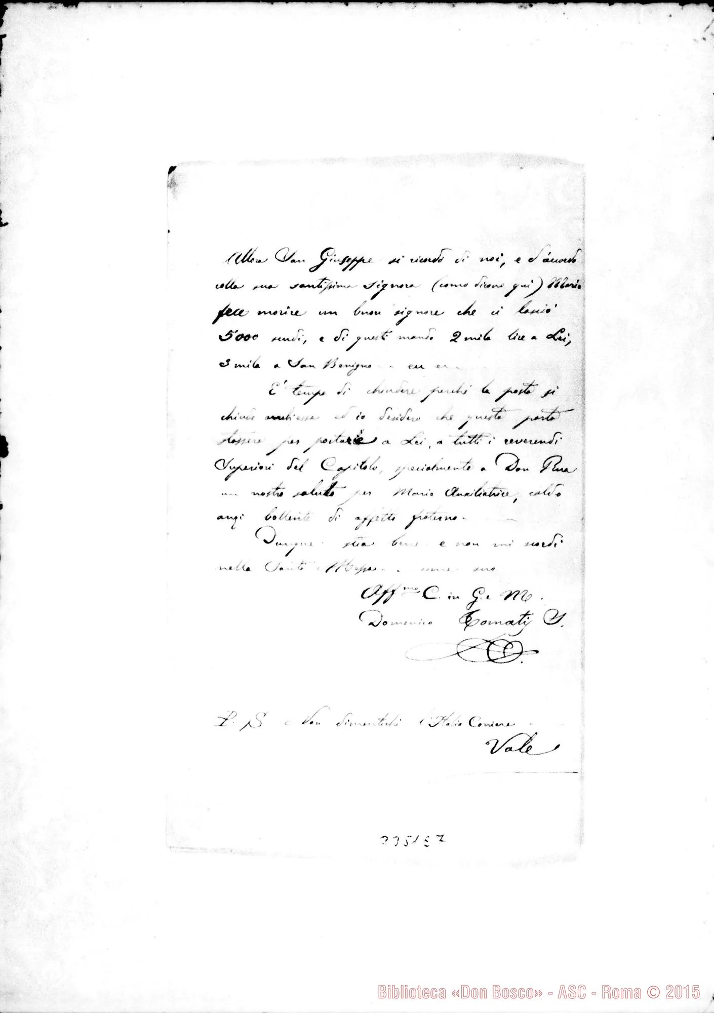 Fotogramma E 7 — Don Tomatis-Don Lazzero. Santiago, 30-04-1896