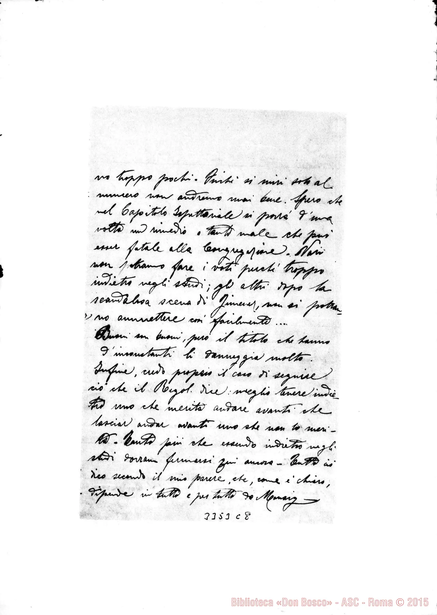 Fotogramma C 8 — Don Romolo Silvio-Don Barberis. Macul, 22-10-1898