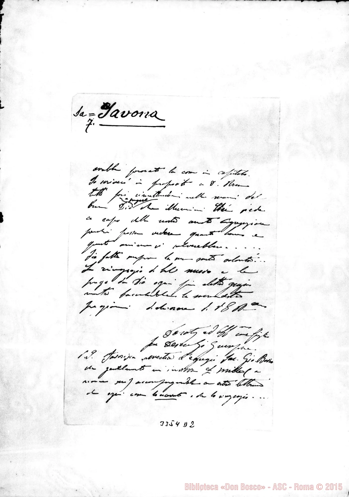 Fotogramma D 2 — Don Descalzi Giuseppe-Don Belmonte. Senza data