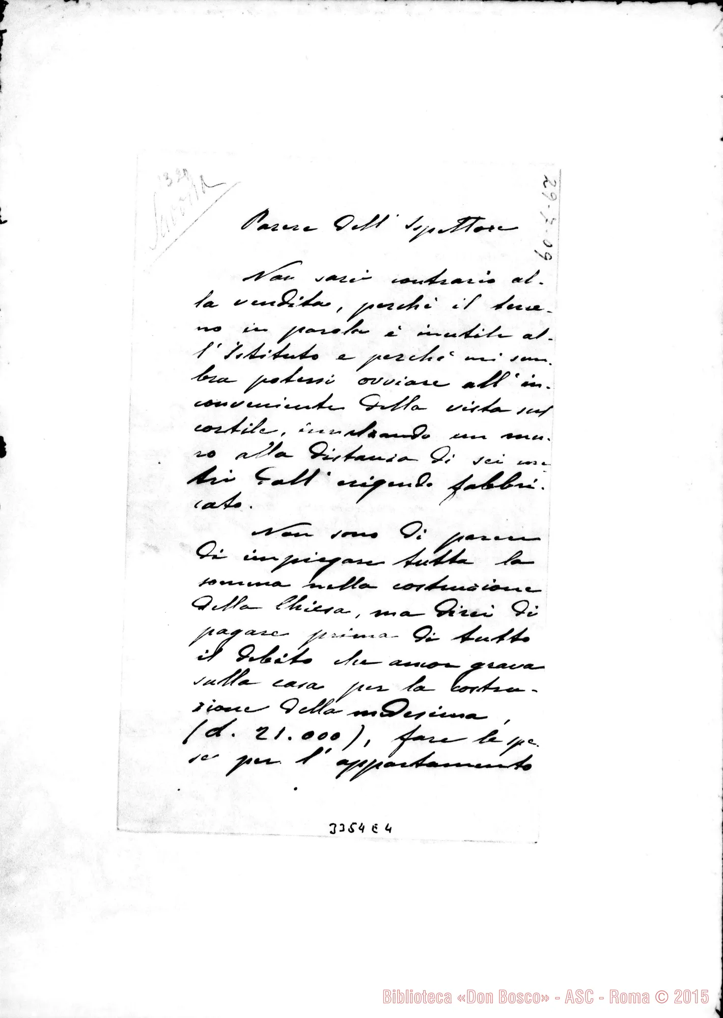 Fotogramma E 4 — Don Tommaso Laureri-Ispettore. Torino, 29-07-1909