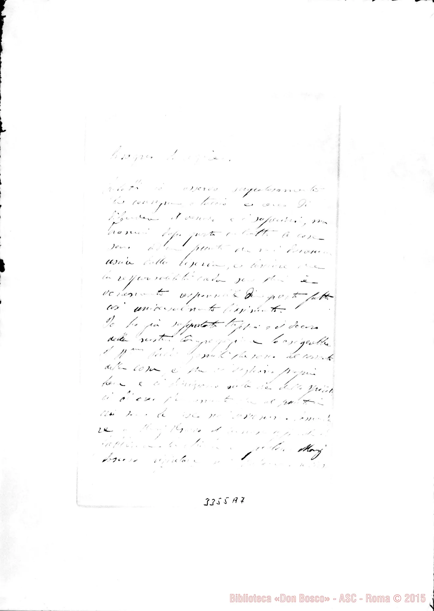 Fotogramma A 7 — Don Giuseppe Descalzi-Ispettore. Savona, 1-04-1910