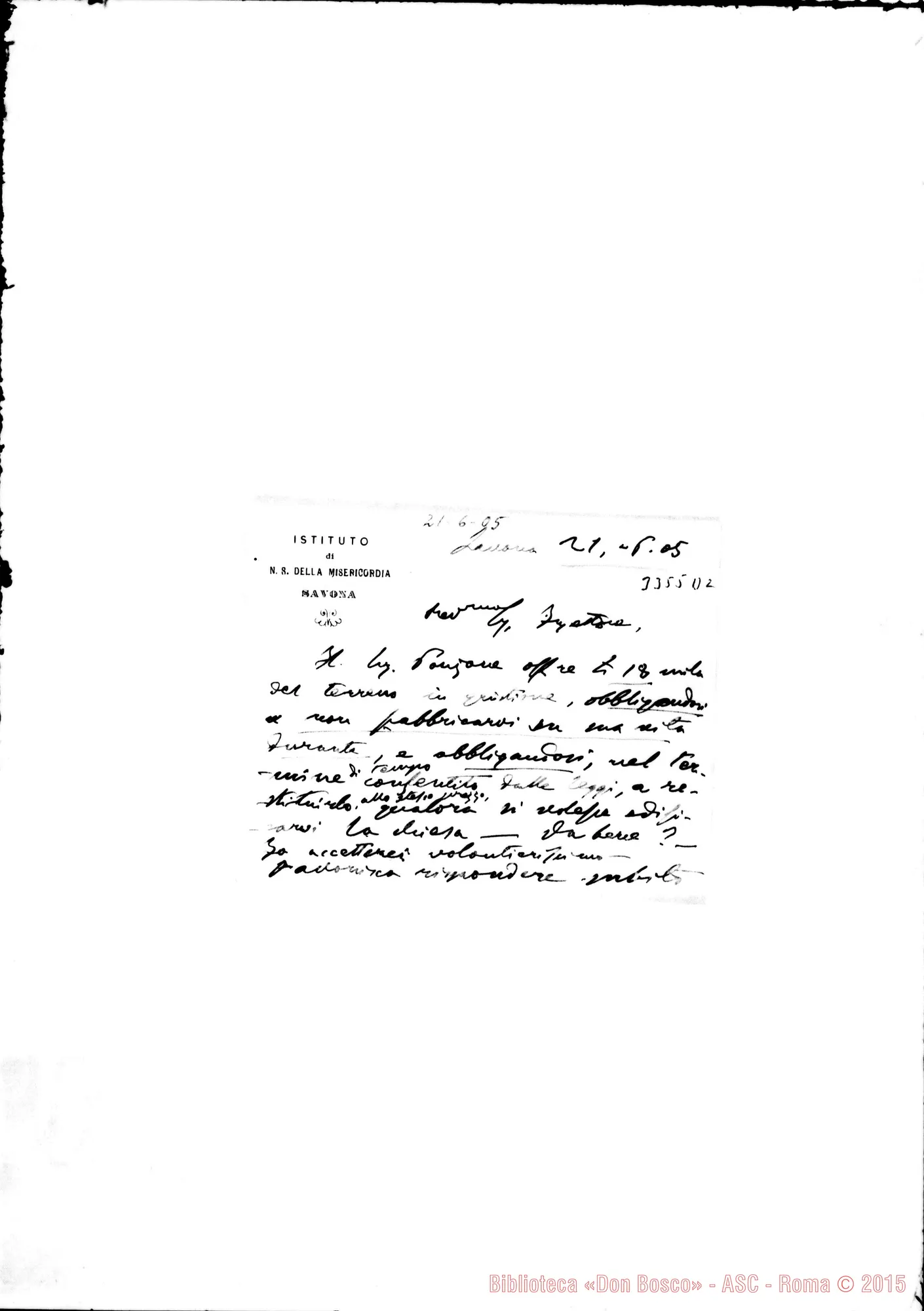 Fotogramma D 2 — Don Viglietti-Ispettore. Savona, 21-06-1905