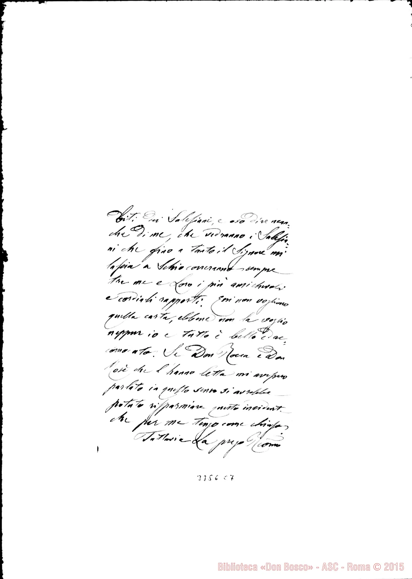 Fotogramma C 7 — Don Angelo Guazzo-Rev.mo Sig. Schio, 18-05-1899